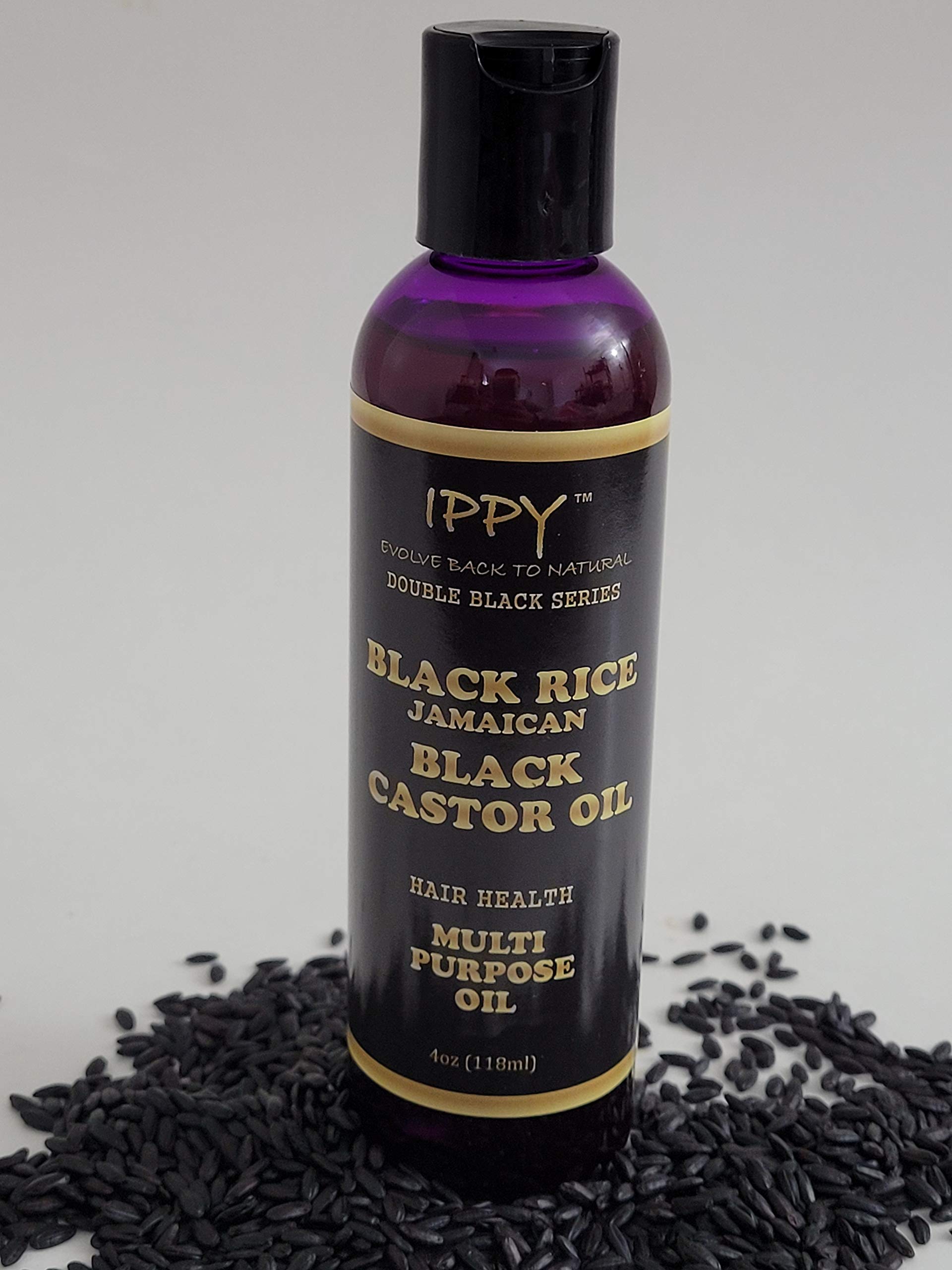 Ippy Black Rice/jamaican Black Castor Oil Multi Purpose Oil 4 oz - Thumbnail 3