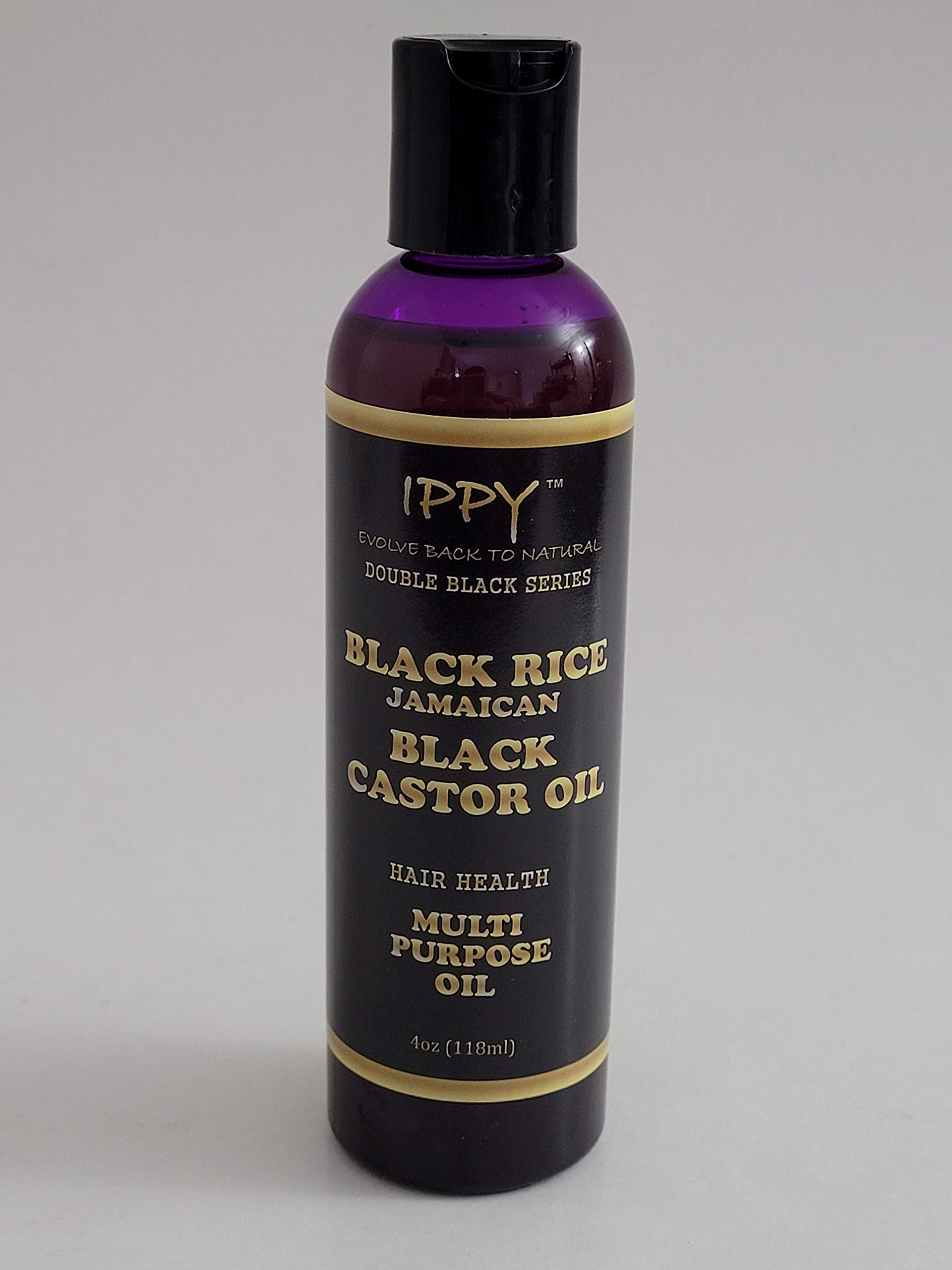 Ippy Black Rice/jamaican Black Castor Oil Multi Purpose Oil 4 oz