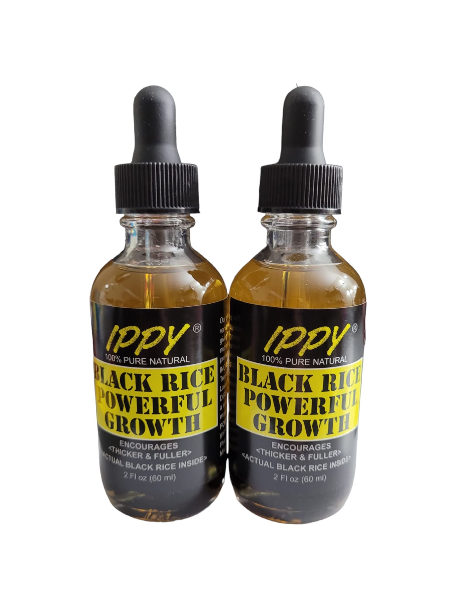 Ni Shi By Ippy Black Rice Powerful Growth Oil 2 oz - Thumbnail 2