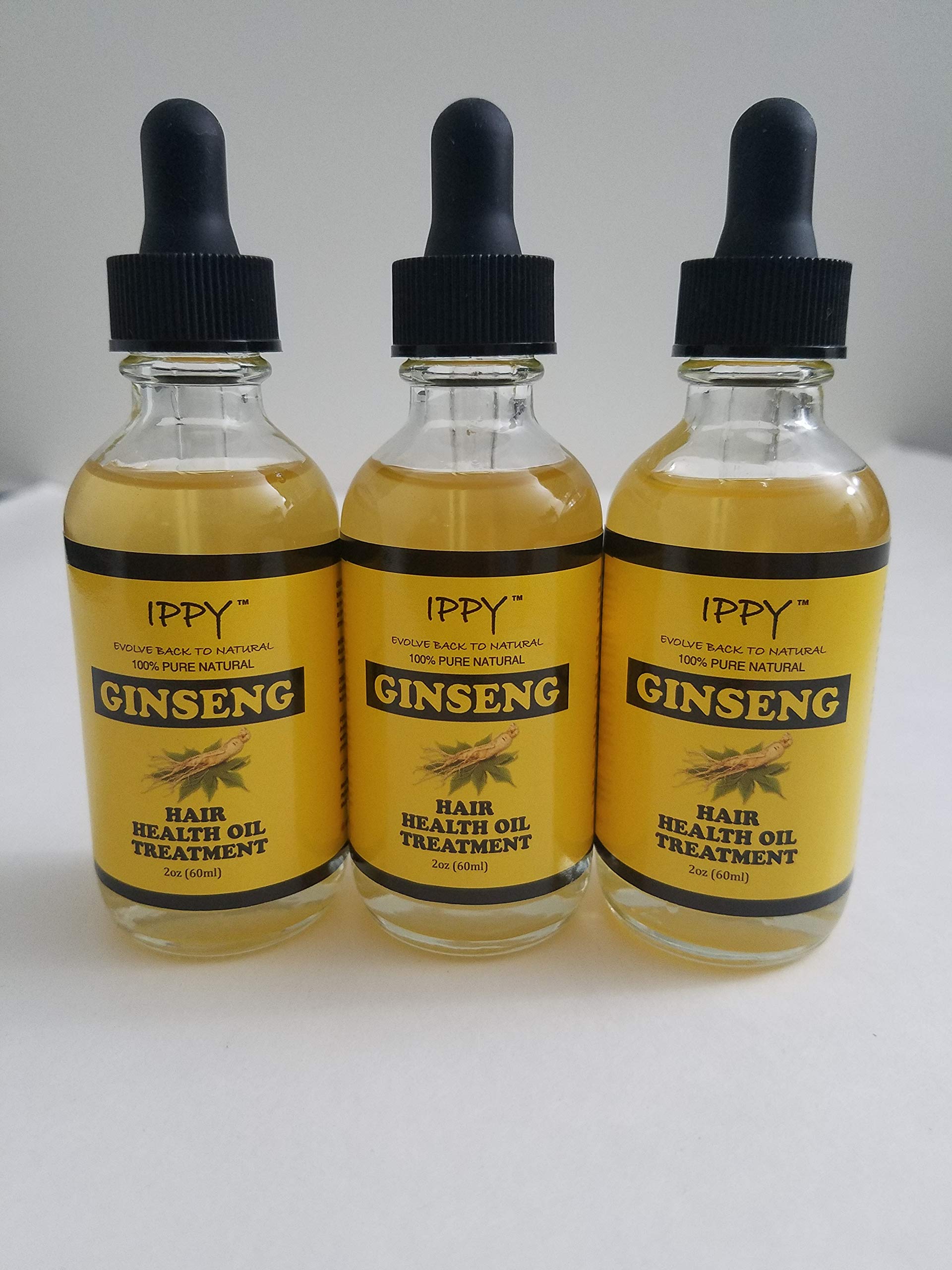 Ippy Beauty Ginseng Hair Health Oil Treatment 2 oz - Thumbnail 3