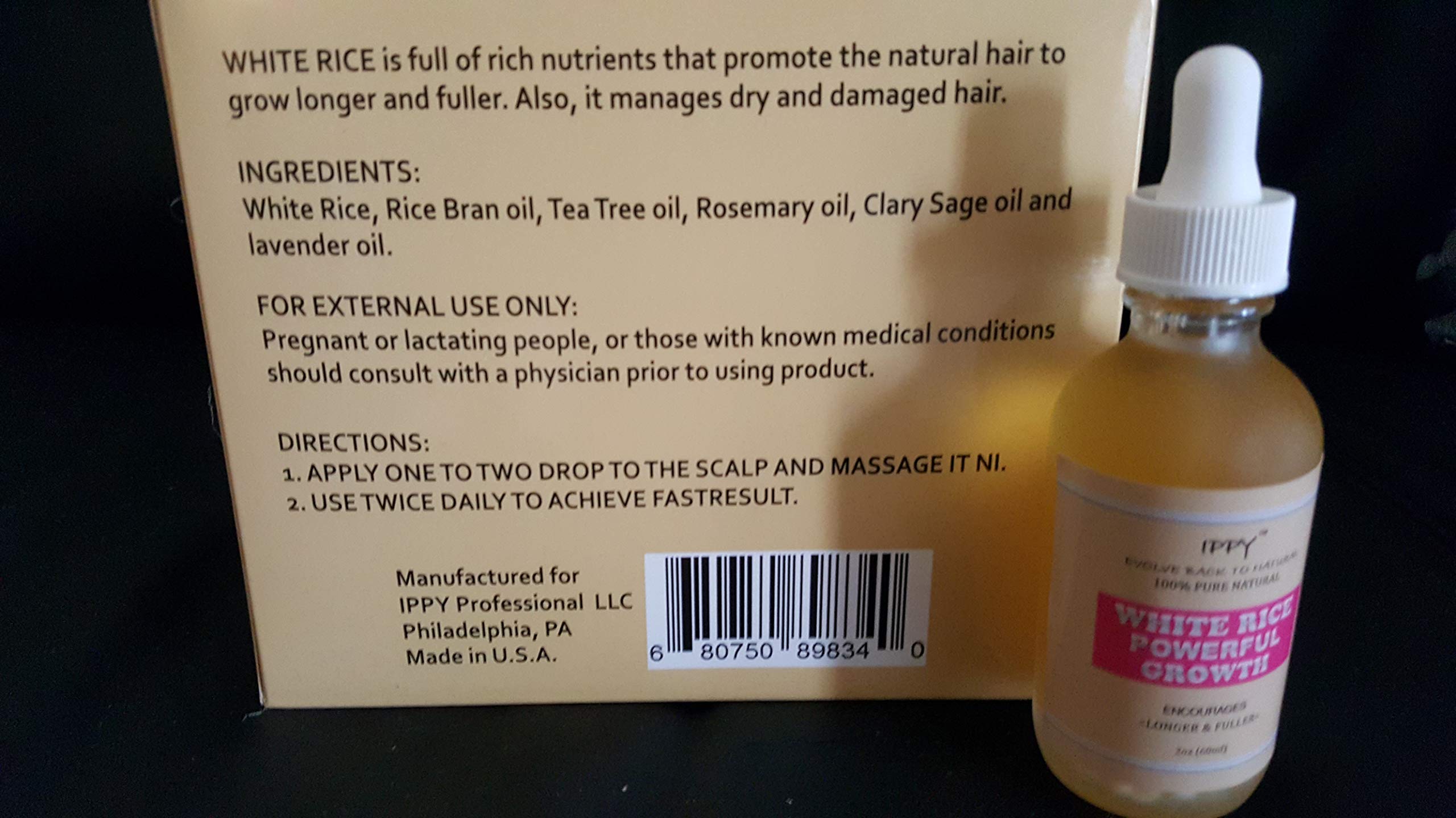 Ippy White Rice Powerful Growth 2 oz