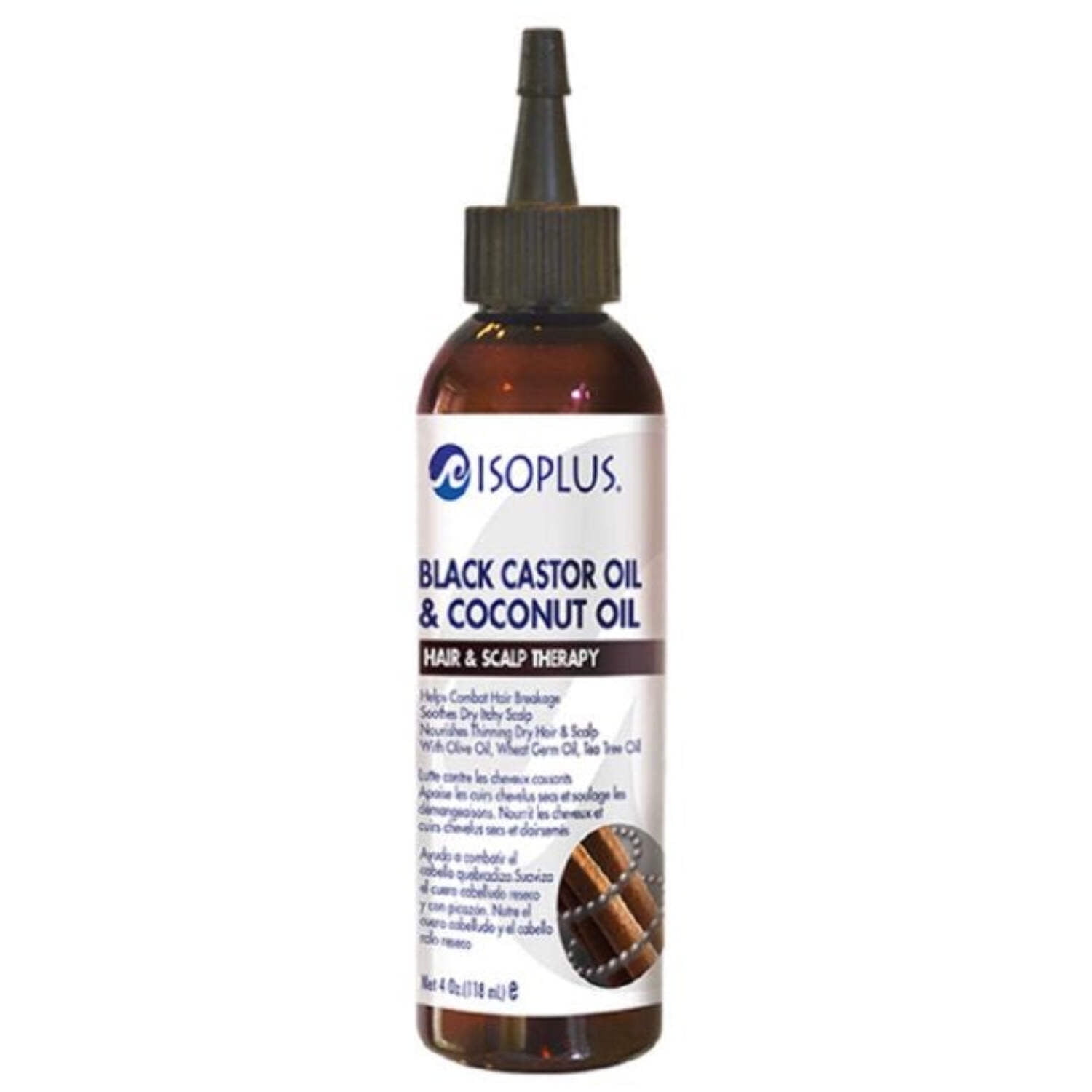 Isoplus Black Castor Oil Coconut Oil Hair Scalp Therapy