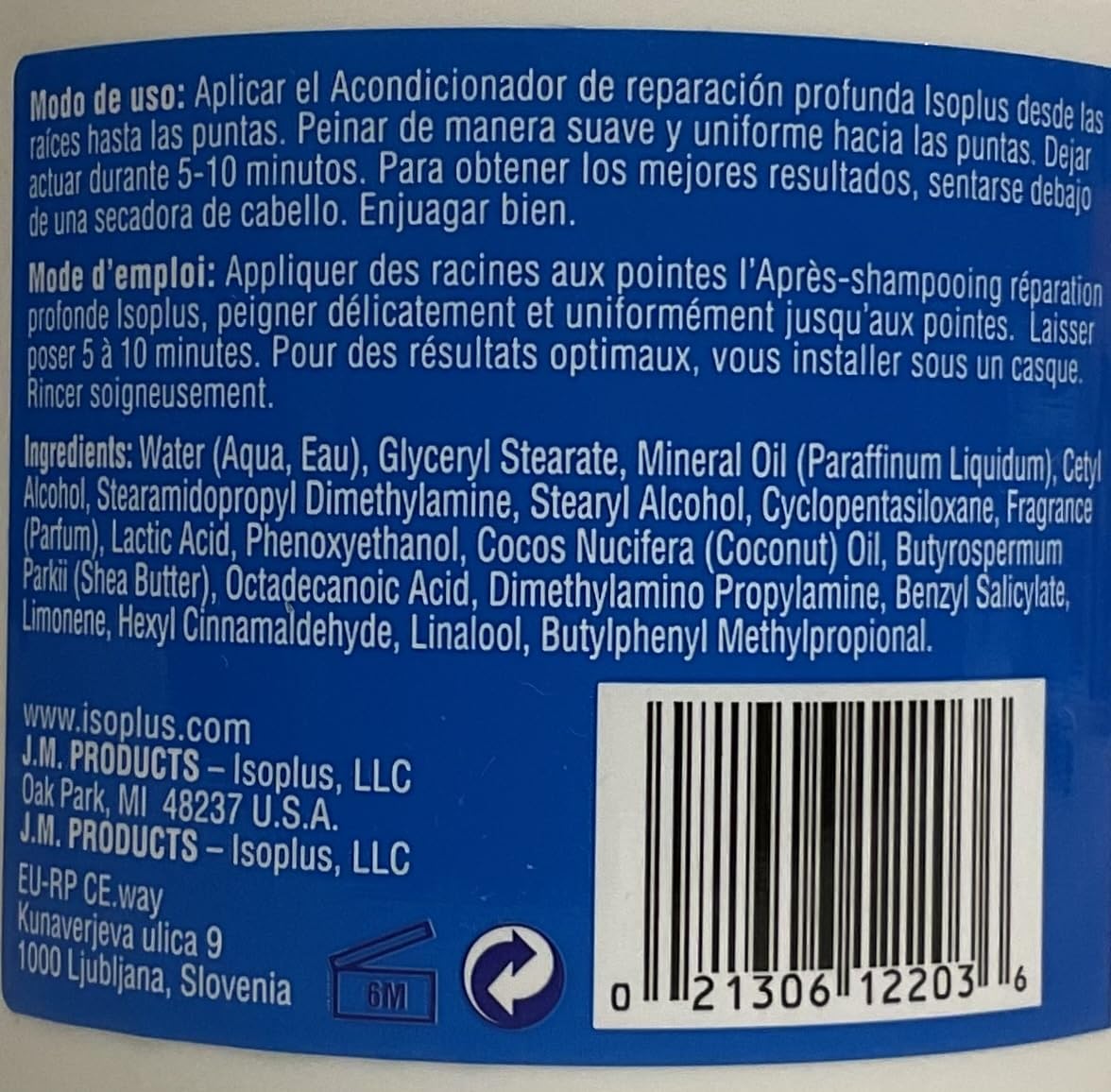 Isoplus Anti‑breakage Deep Repair Conditioner 16 oz - Thumbnail 3