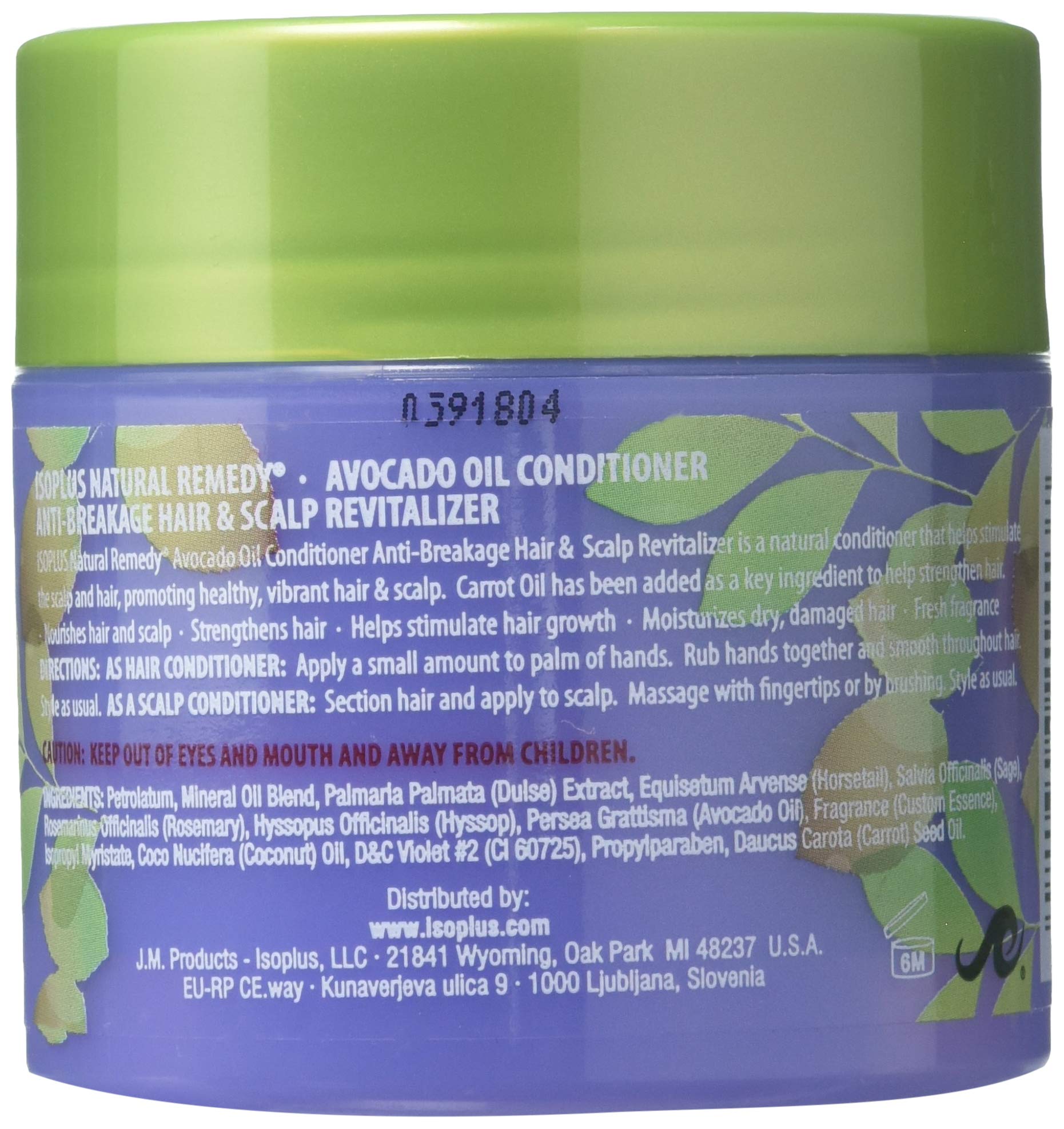 Isoplus Natural Remedy Avocado Oil Conditioner 4 oz - Thumbnail 2