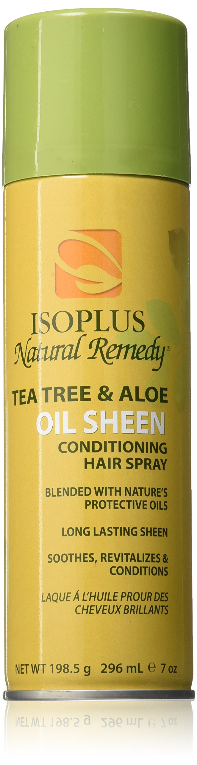 Isoplus Natural Remedy Tea Tree Aloe Oil Sheen Conditioning Hair 7 oz