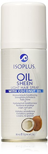 Isoplus Oil Sheen Light Hair With Coconut Oil 2 oz - Thumbnail 3