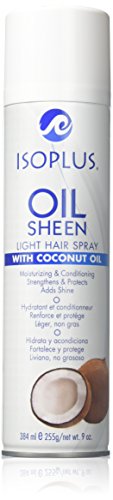 Isoplus Oil Sheen Light Coconut Oil 9 oz - Thumbnail 3