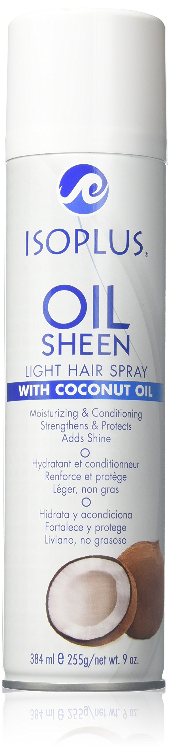 Isoplus Oil Sheen Light Coconut Oil 9 oz