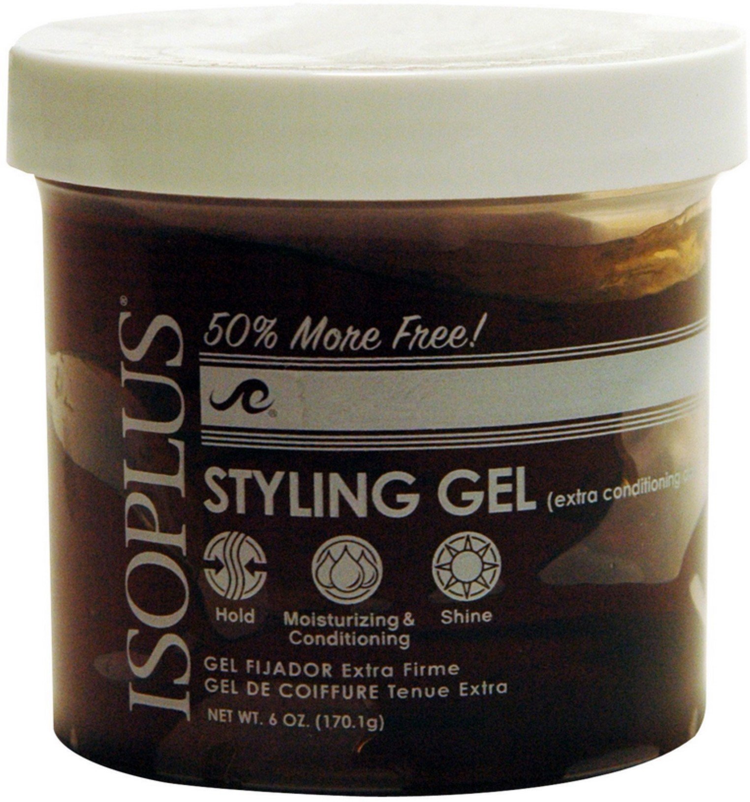 Isoplus Extra Conditioning Dark Hold Styling Gel 6 oz