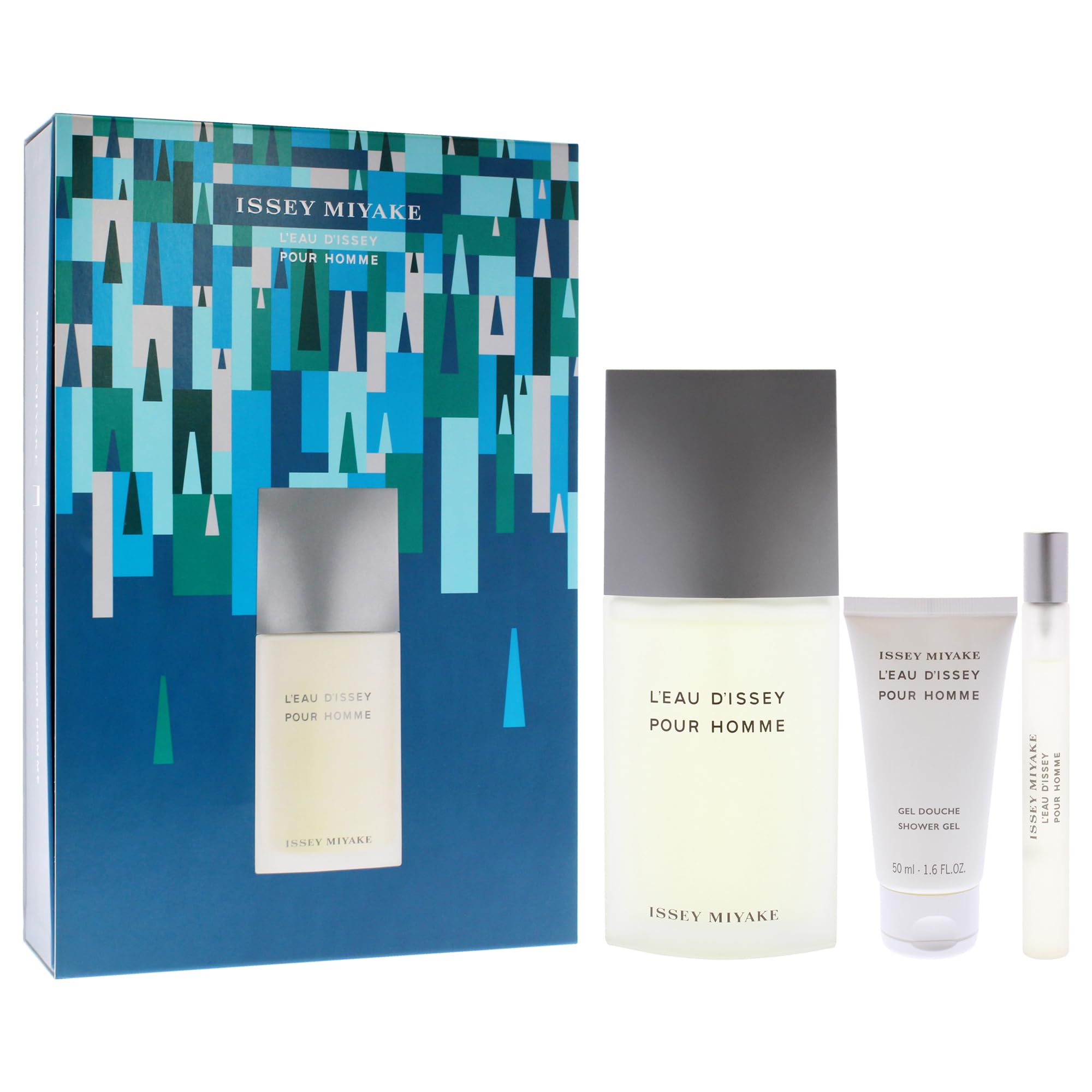 [Set] Issey Miyake L'eau D'issey Pour Homme M 3pc Set For Men EDT - Thumbnail 2