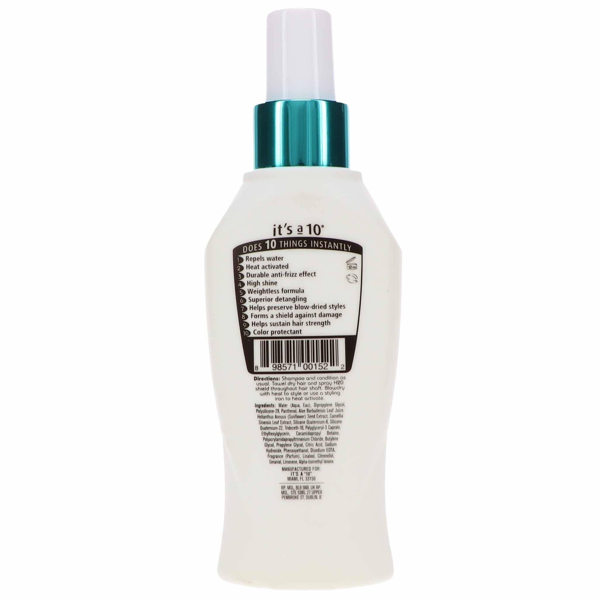 Miracle Blow Dry H2o Shield By Its A 10 for Unisex Hair Unisex 6 oz - Thumbnail 2