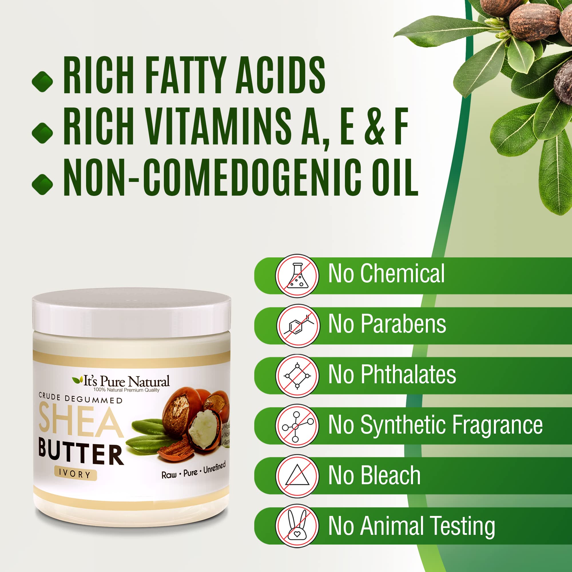 It's Pure Natural World's First Crude "degummed" African Ivory Shea Butter 100% - Thumbnail 3