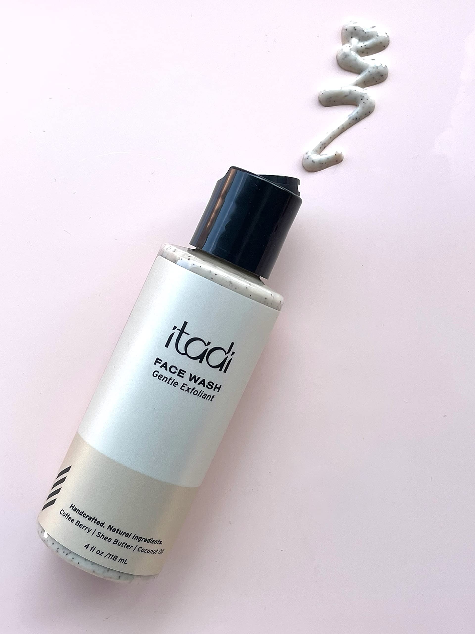 Itadi Organic Daily Gentle Face Exfoliator Wash | Coffee Berry Infused Face - Thumbnail 2