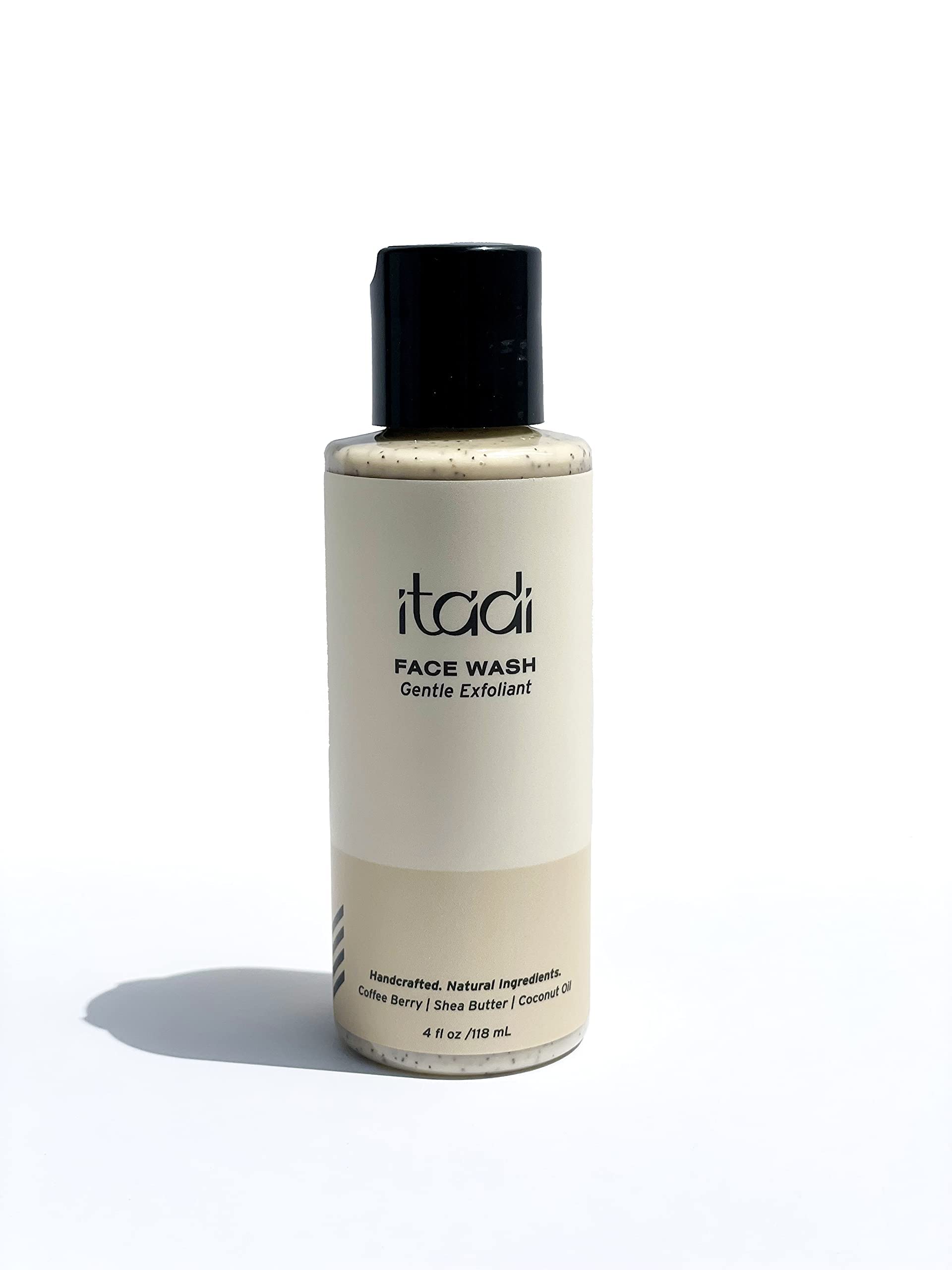 Itadi Organic Daily Gentle Face Exfoliator Wash | Coffee Berry Infused Face