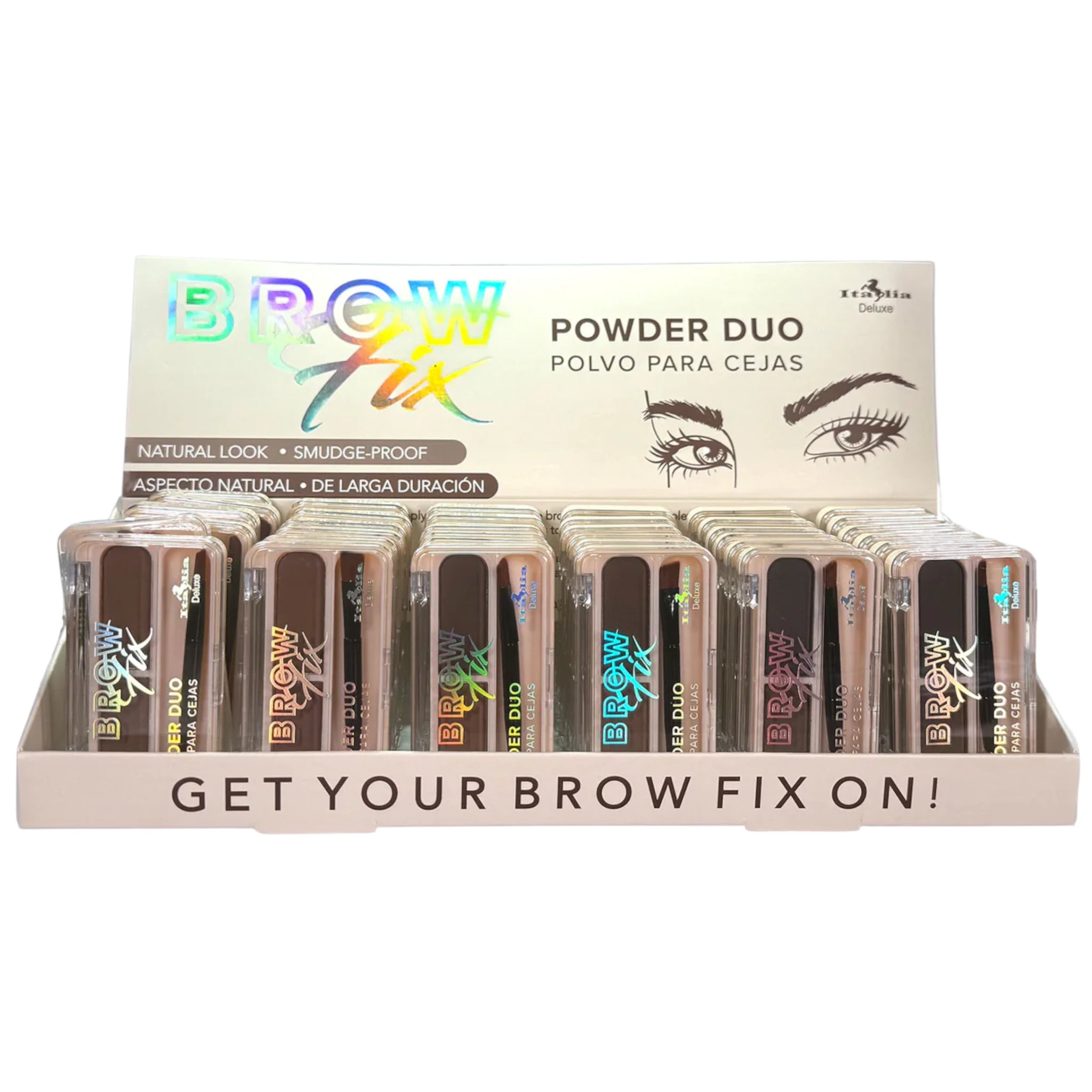 (36-pack) Italia Deluxe Brow Powder Duo