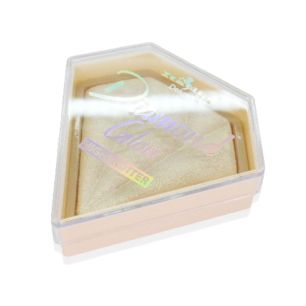 (24-pack) Italia Deluxe Pick 1 x Diamond Glow Highlighter Ultra Fine Shimmer Face Body & Zipper Bag (135-01 : Ice Diamond, 0.2oz/6g) - Thumbnail 2