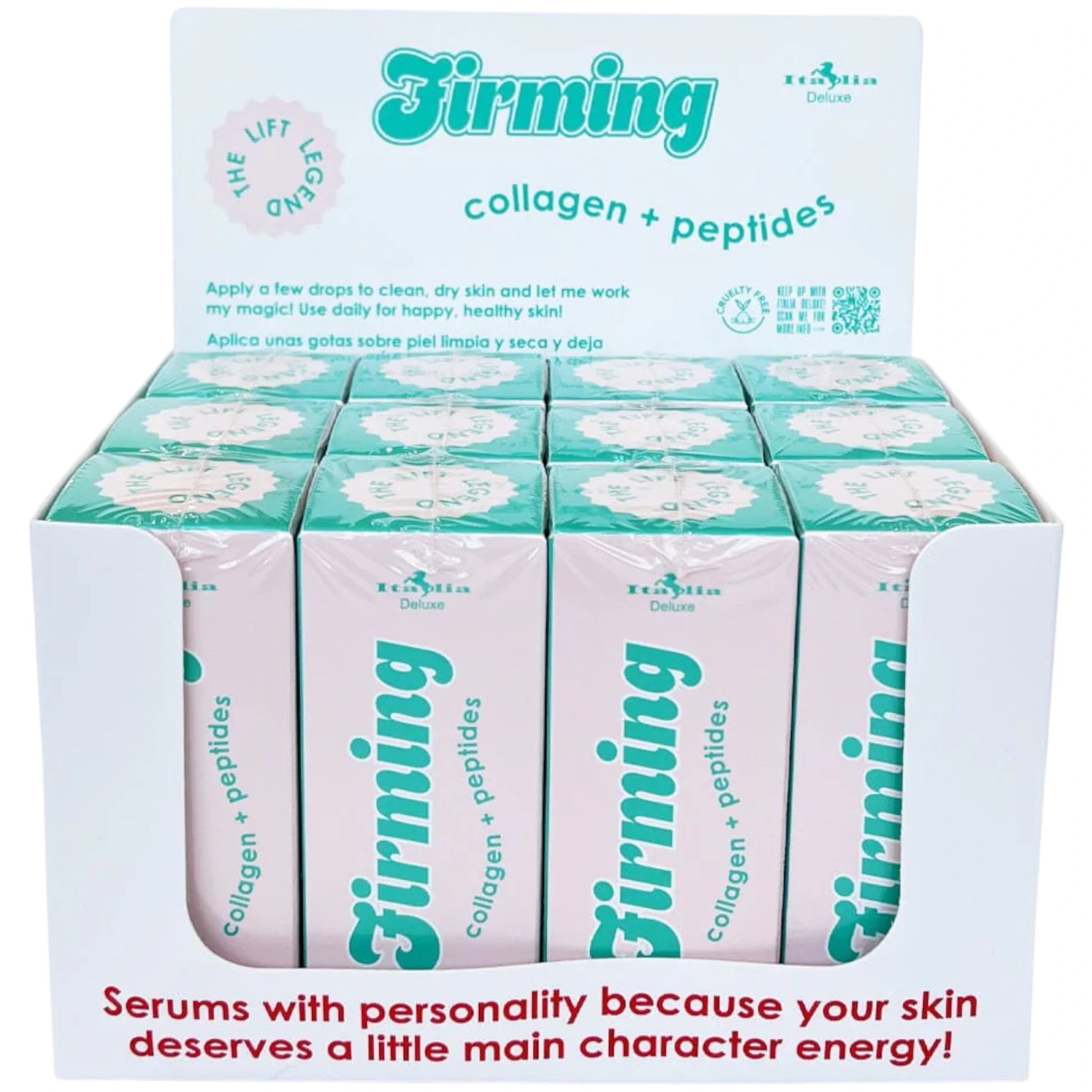 (12-pack) Italia Deluxe Firming - Collagen + Peptides