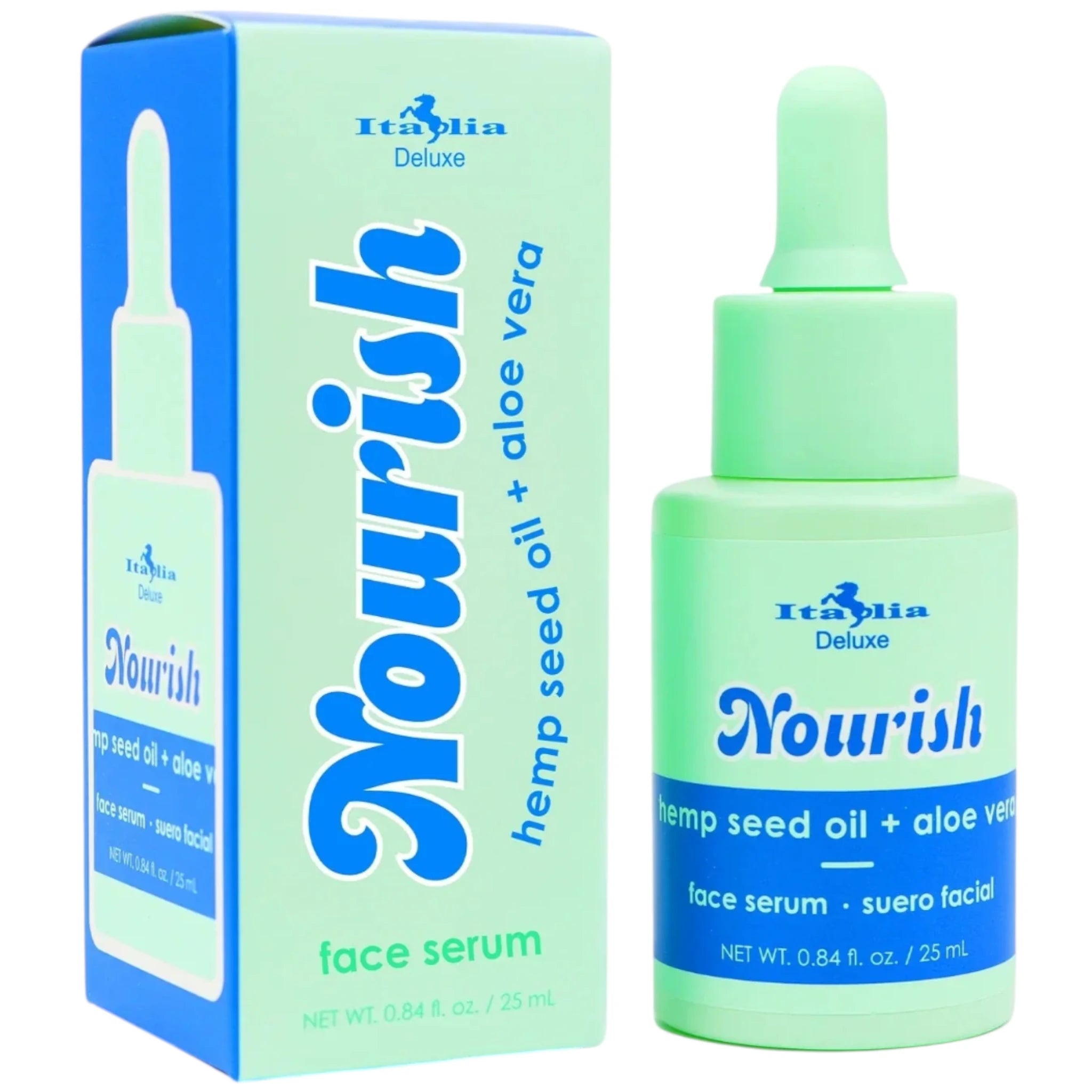 (12-pack) Italia Deluxe Nourish - Hemp Seed Oil + Aloe Vera - Thumbnail 2