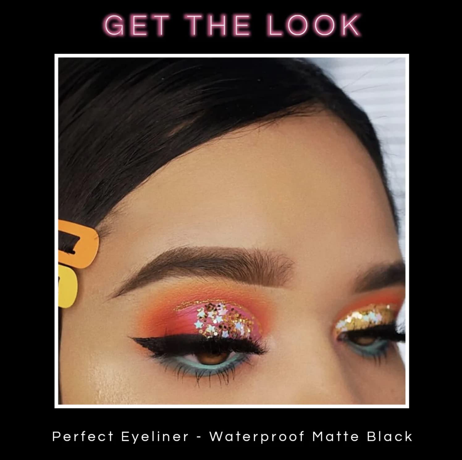 (24-pack) Italia Deluxe Perfect Eyeliner Matte Black - Thumbnail 3