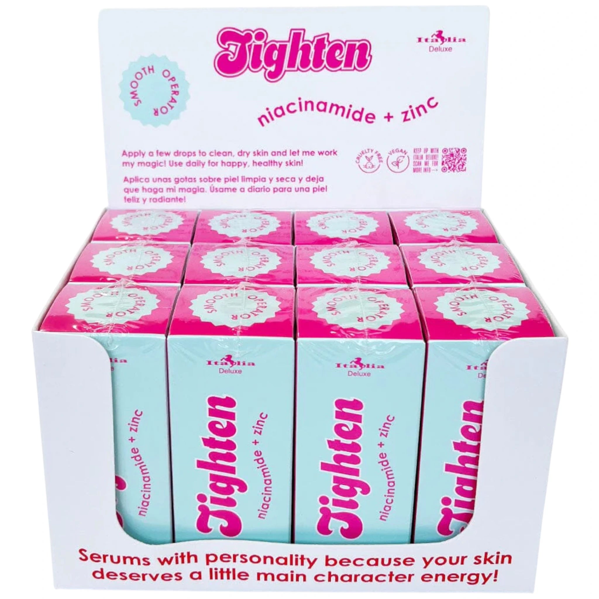 (12-pack) Italia Deluxe Tighten - Niacinamide + Zinc