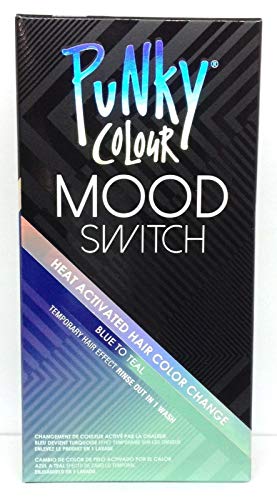 Punky Colour Blue To Teal Mood Switch Heat Activated Hair Color Change - Thumbnail 2