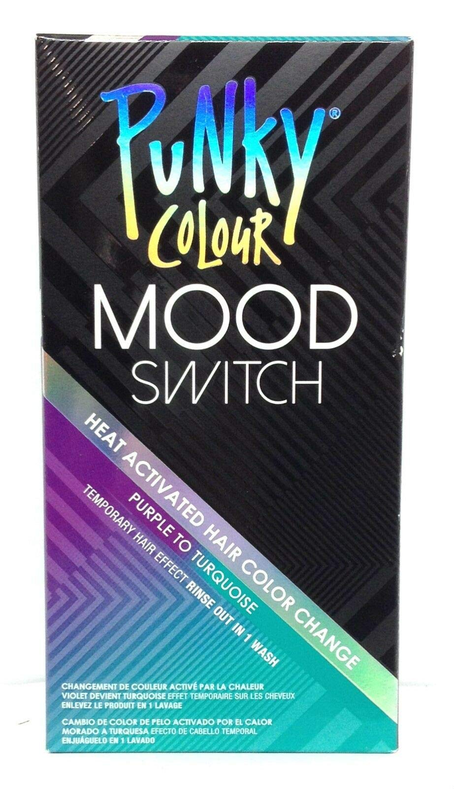 Punky Colour Purple To Turquoise Mood Switch Heat Activated Hair Color Change