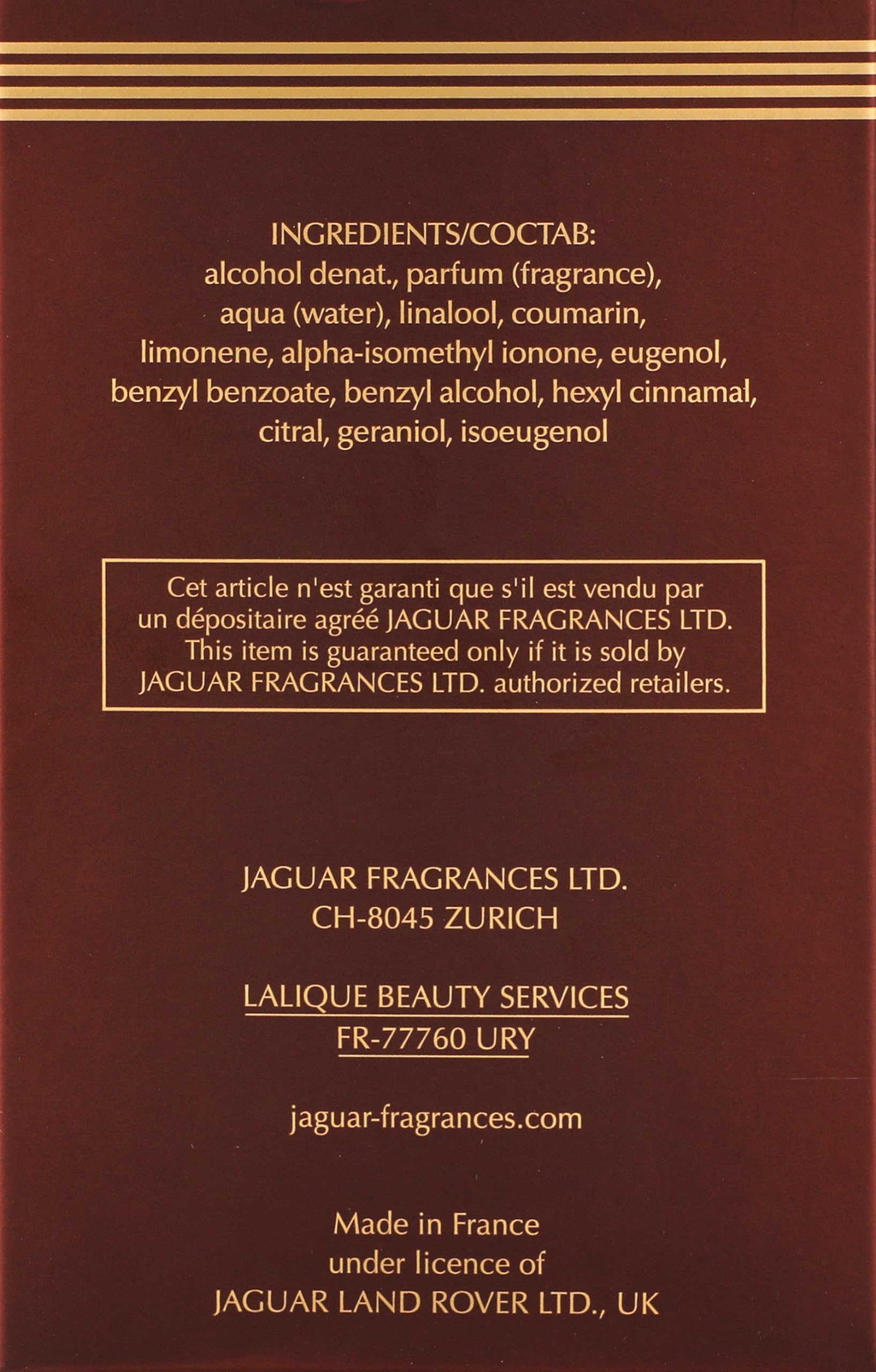 Jaguar Oud By Jaguar EDP 3.4 oz