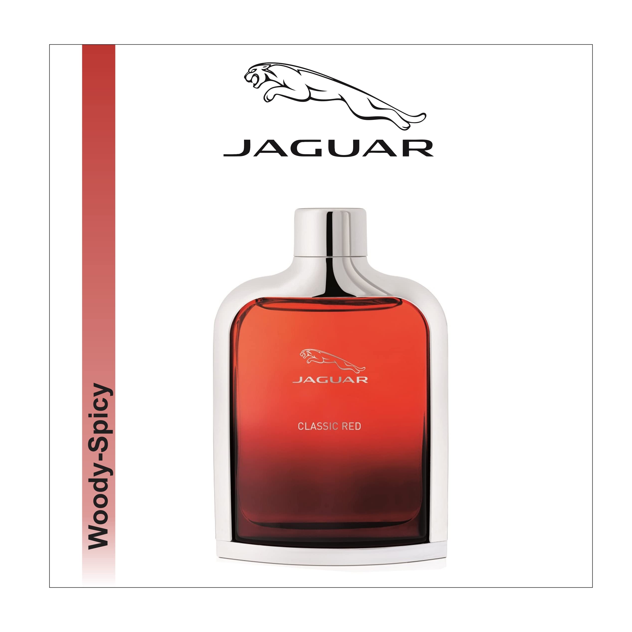 Jaguar Jaguar Classic Red For Men EDT 3.4 oz