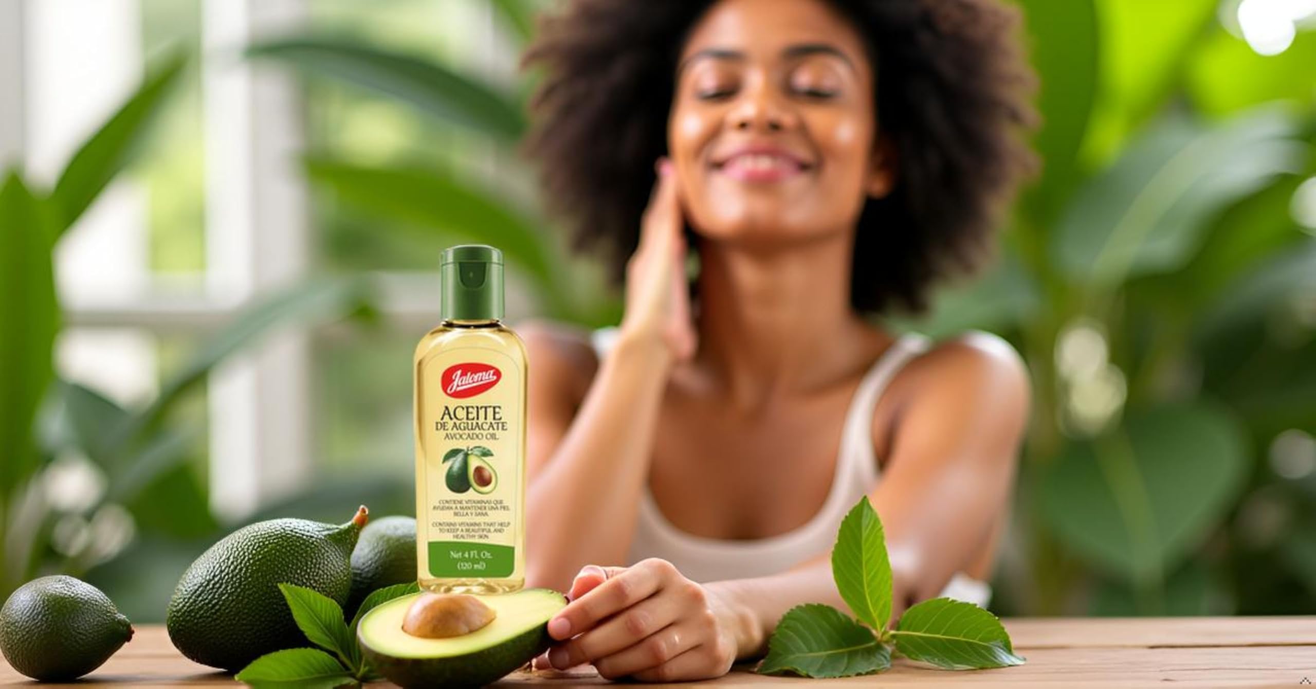 Jaloma Avocado Oil Enriched With Vitamins To Keep Skin Soft Hydrated and