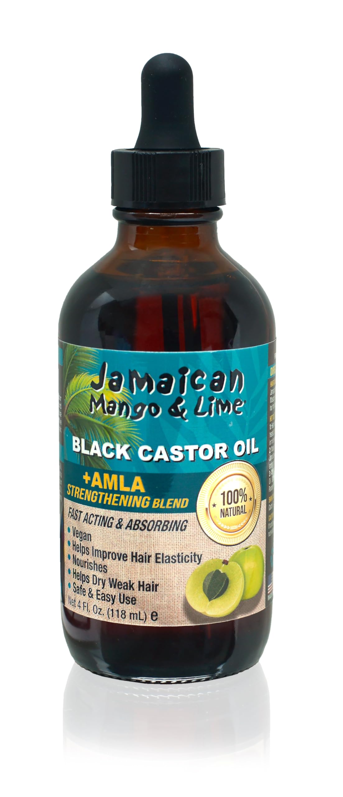 Jamaican Mango Lime Black Castor Oil Hair Scalp Oil for Locs Braids Twists