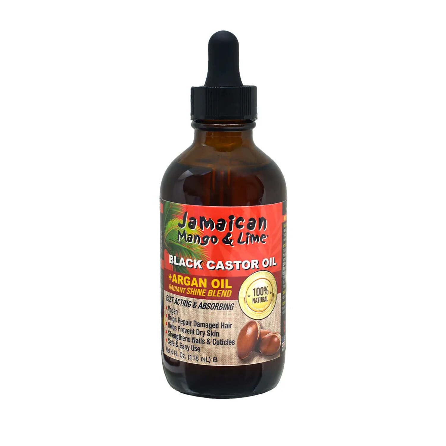 Jamaican Mango Lime Black Castor Oil Hair Scalp Oil for Locs Braids Twists