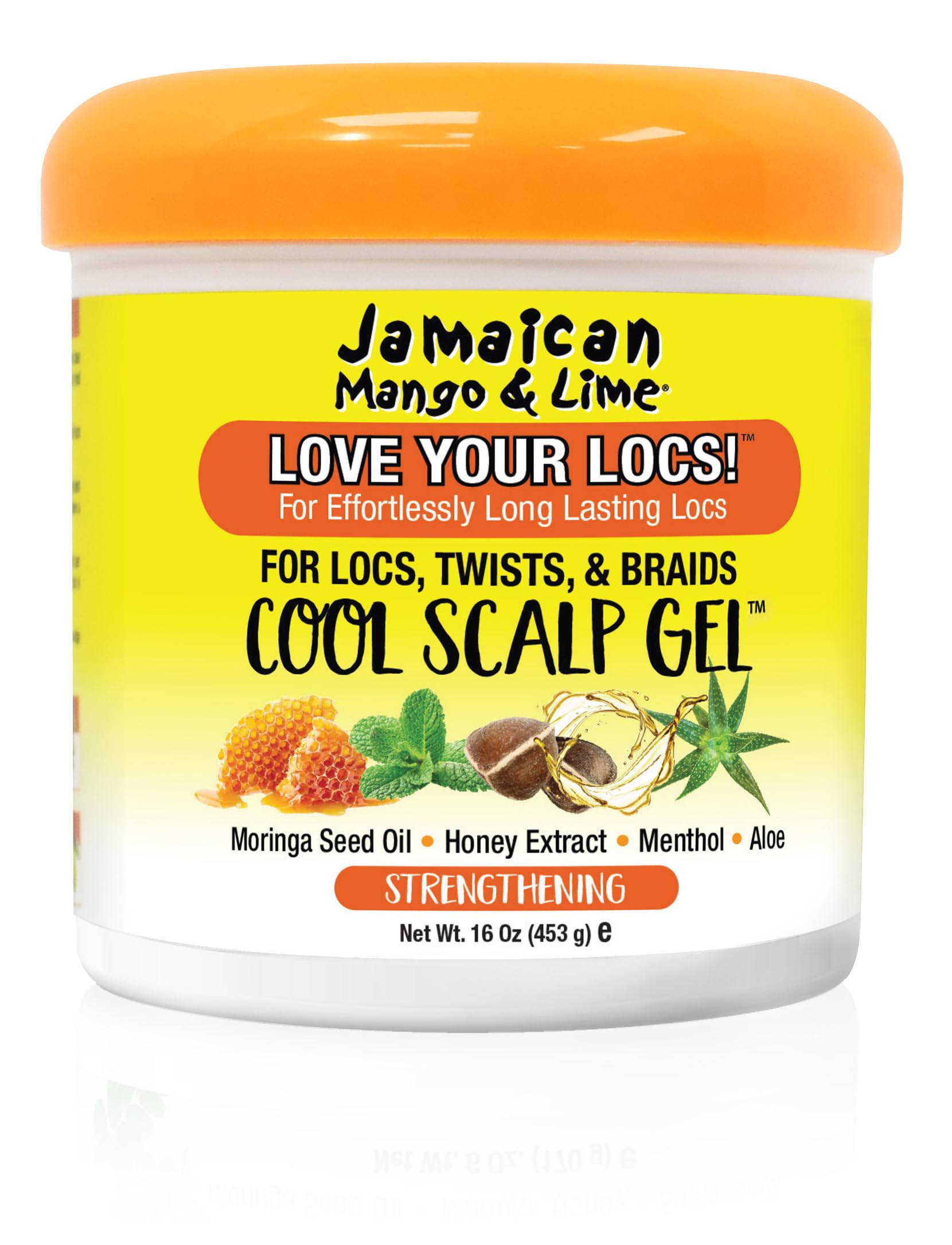 Jamaican Mango Lime Love Your Locs Cool Scalp Gel Strong Hold Gel for Braids