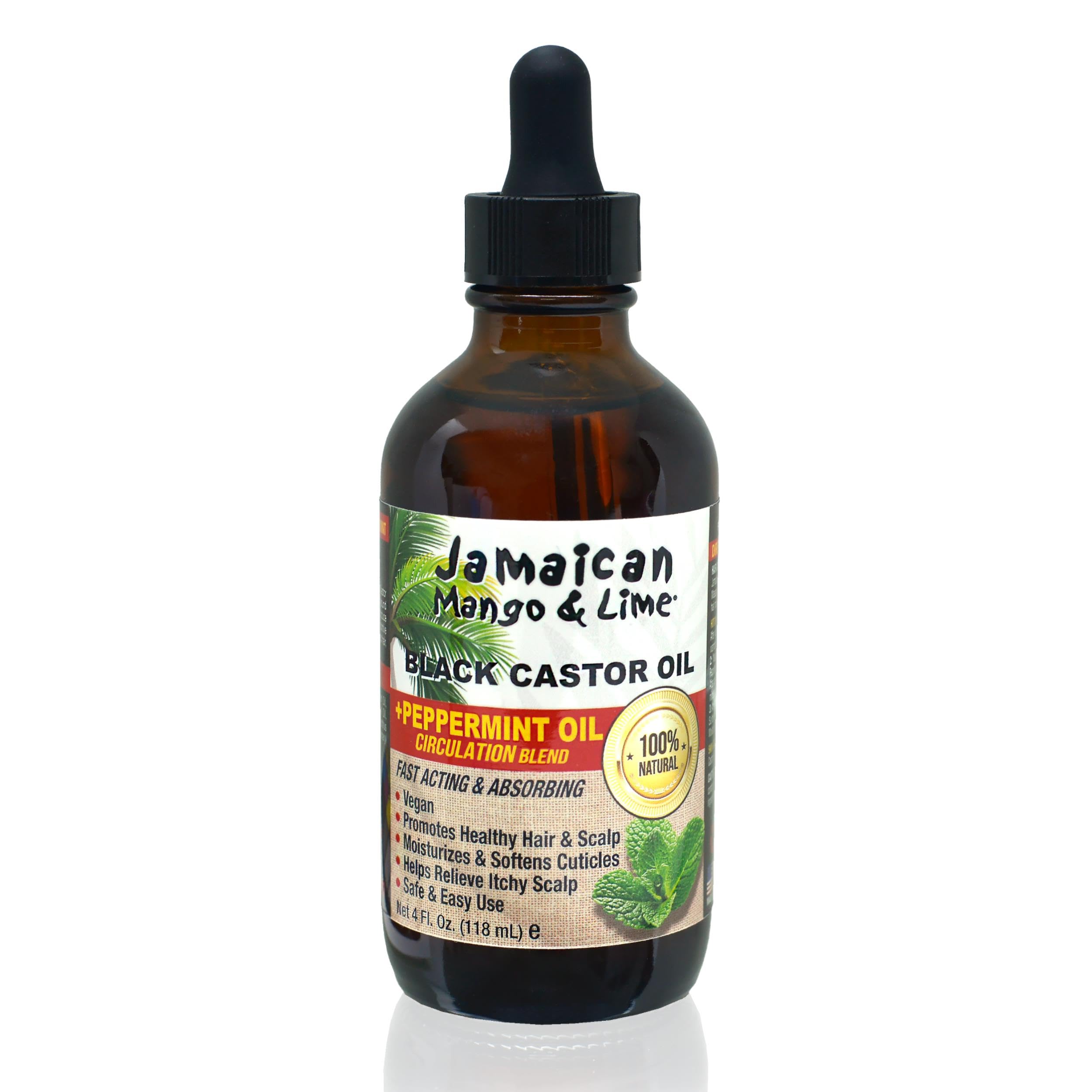 Jamaican Mango Lime Black Castor Oil Peppermint 4 Fl Oz