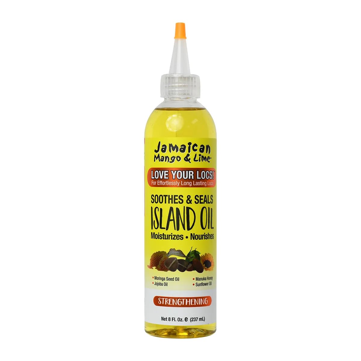Jamaican Mango Lime Love Your Locs Island Oil Lightweight Non Greasy Hair Oil - Thumbnail 2