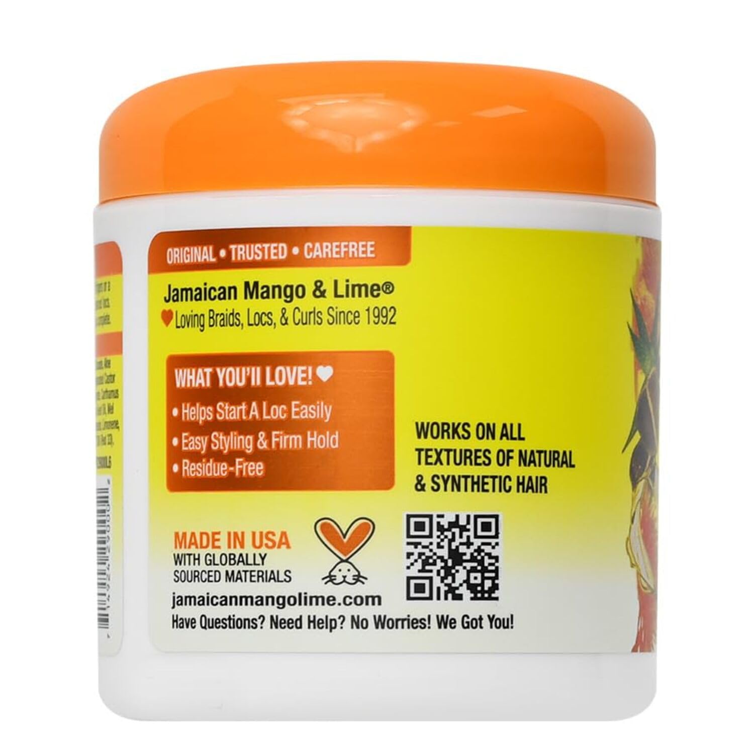 Jamaican Mango Lime Love Your Locs Start A Loc Gel Extra Hold Shine for Locs - Thumbnail 3