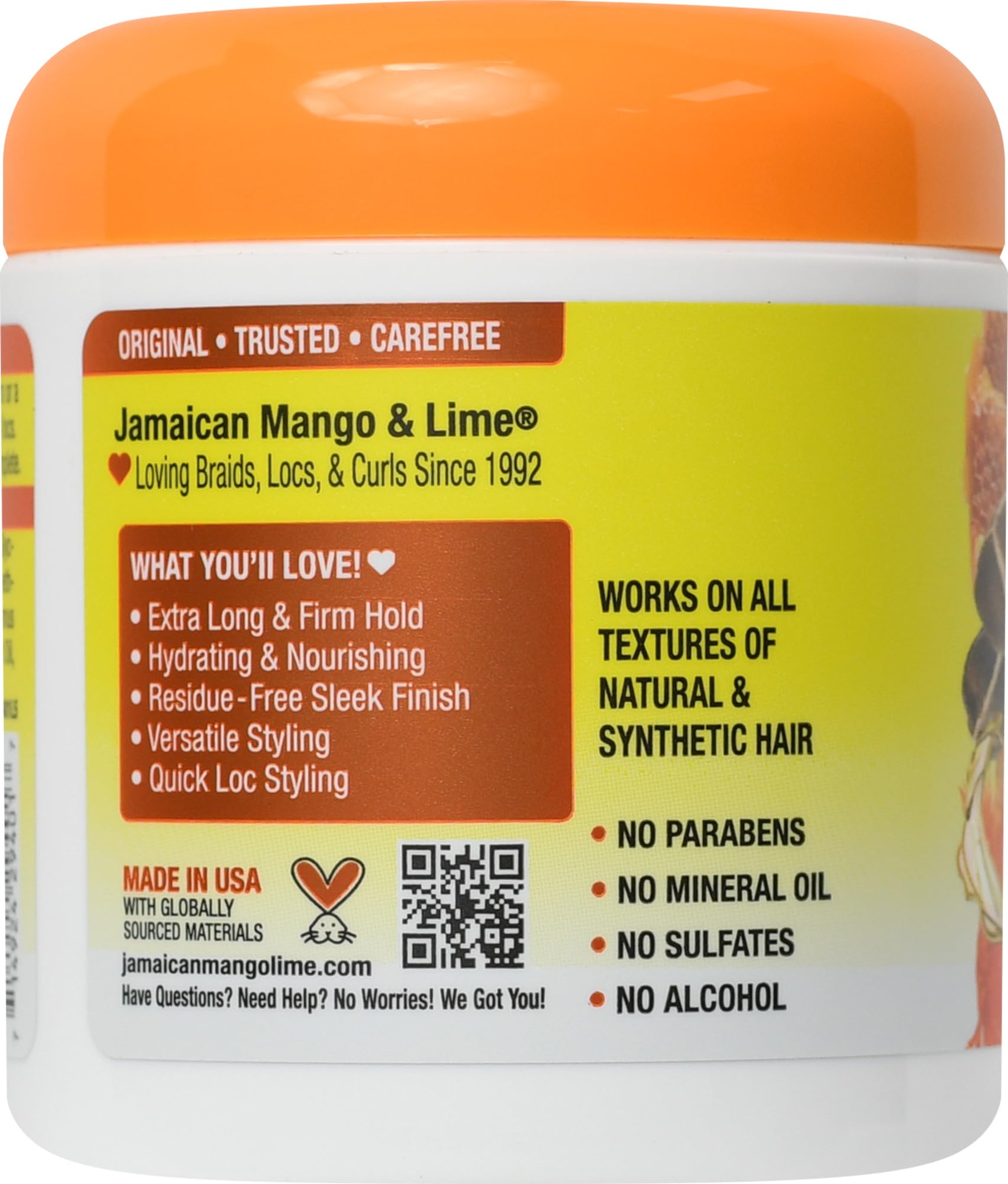 Jamaican Mango Lime Love Your Locs Locking Firm Wax Strong Hold Styling Wax for - Thumbnail 2