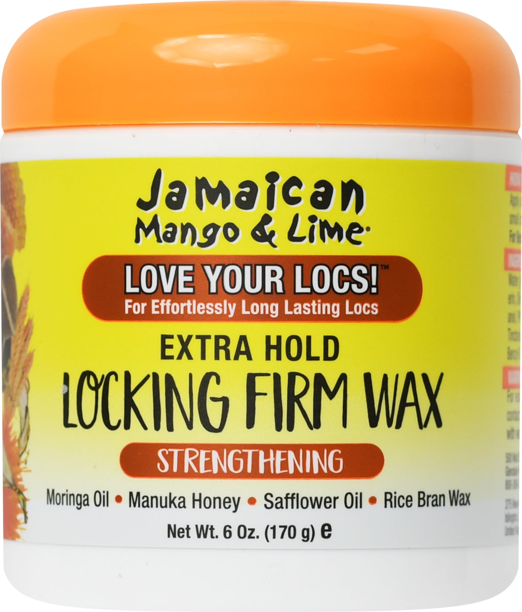 Jamaican Mango Lime Love Your Locs Locking Firm Wax Strong Hold Styling Wax for