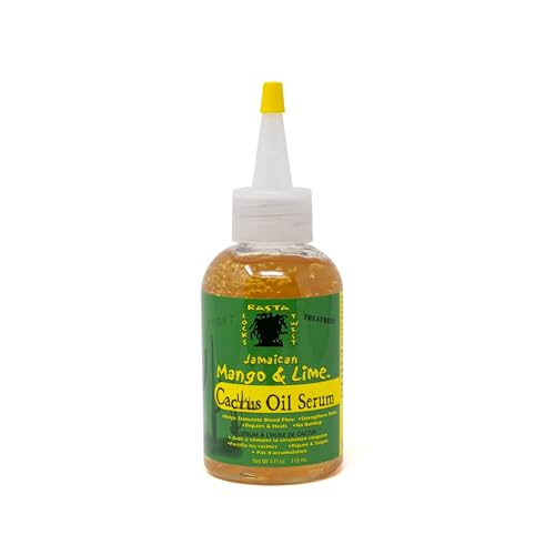 Jamaican Mango Lime Cactus Oil Hair Serum Nourishing Hair Scalp Treatment for - Thumbnail 2