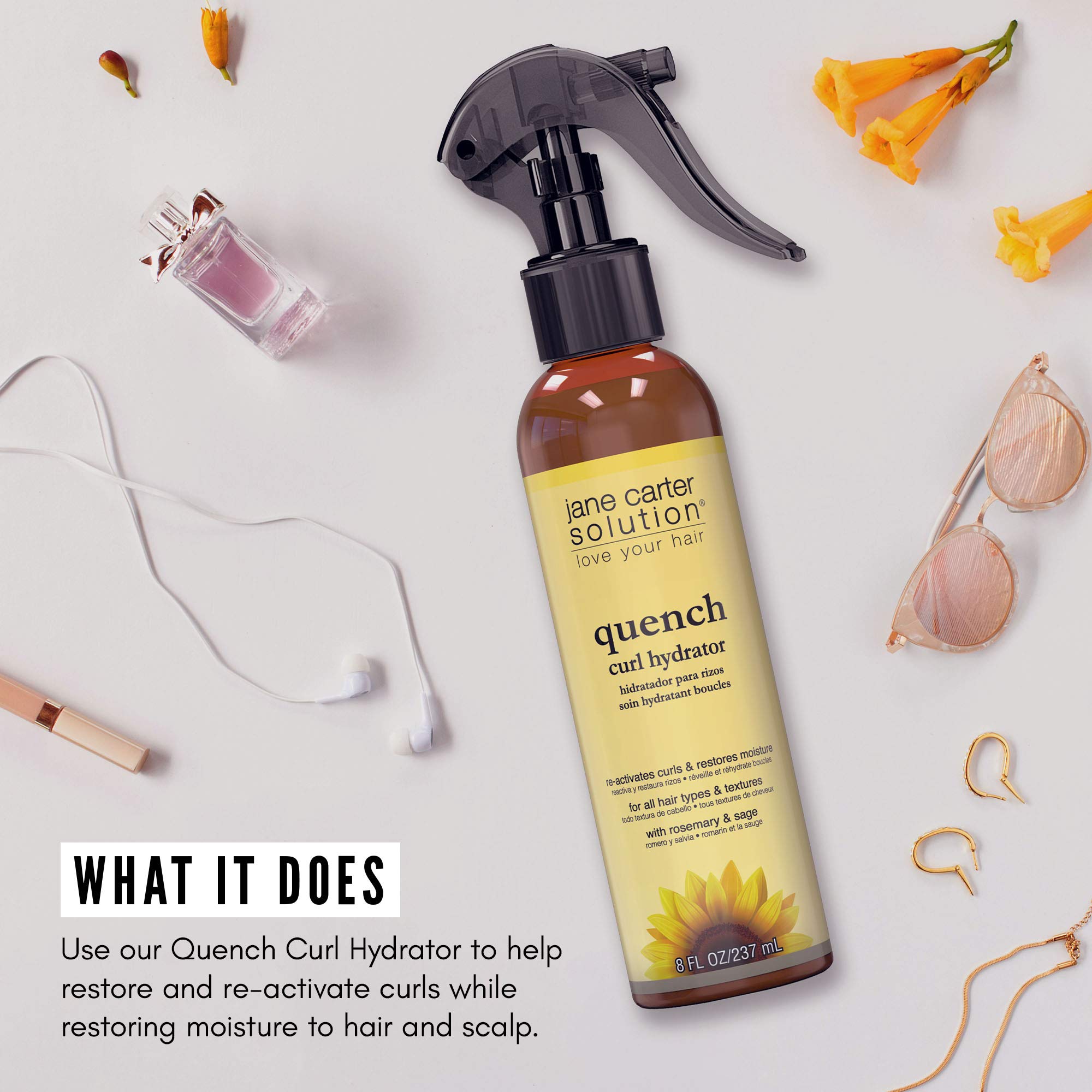 Jane Carter Solution Quench Curl Hydrating Hydrating Reduce Frizz Moisturizing - Thumbnail 2