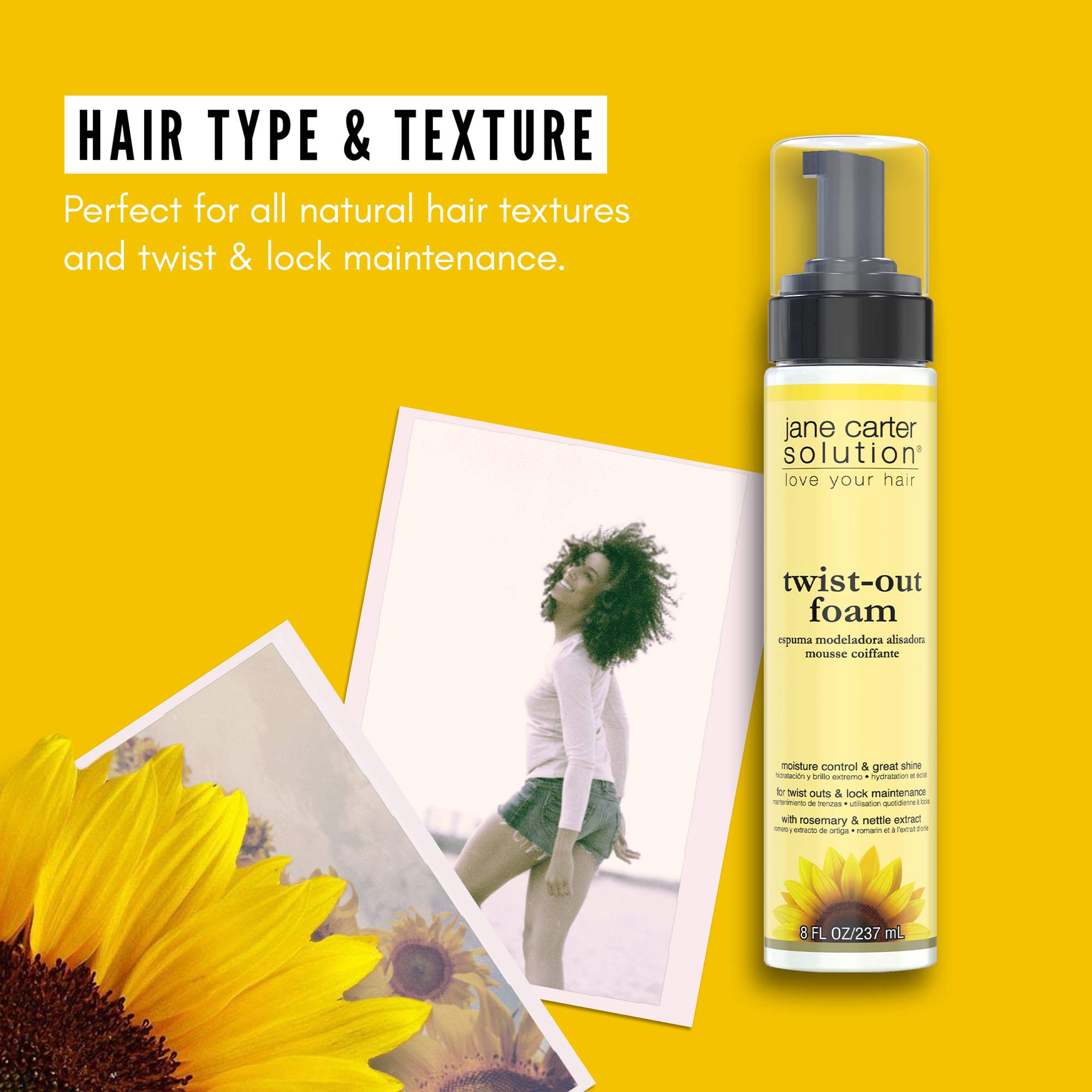 Jane Carter Solution Twist Out Foam Nourishing Smoothing No Buildup 8 oz - Thumbnail 3