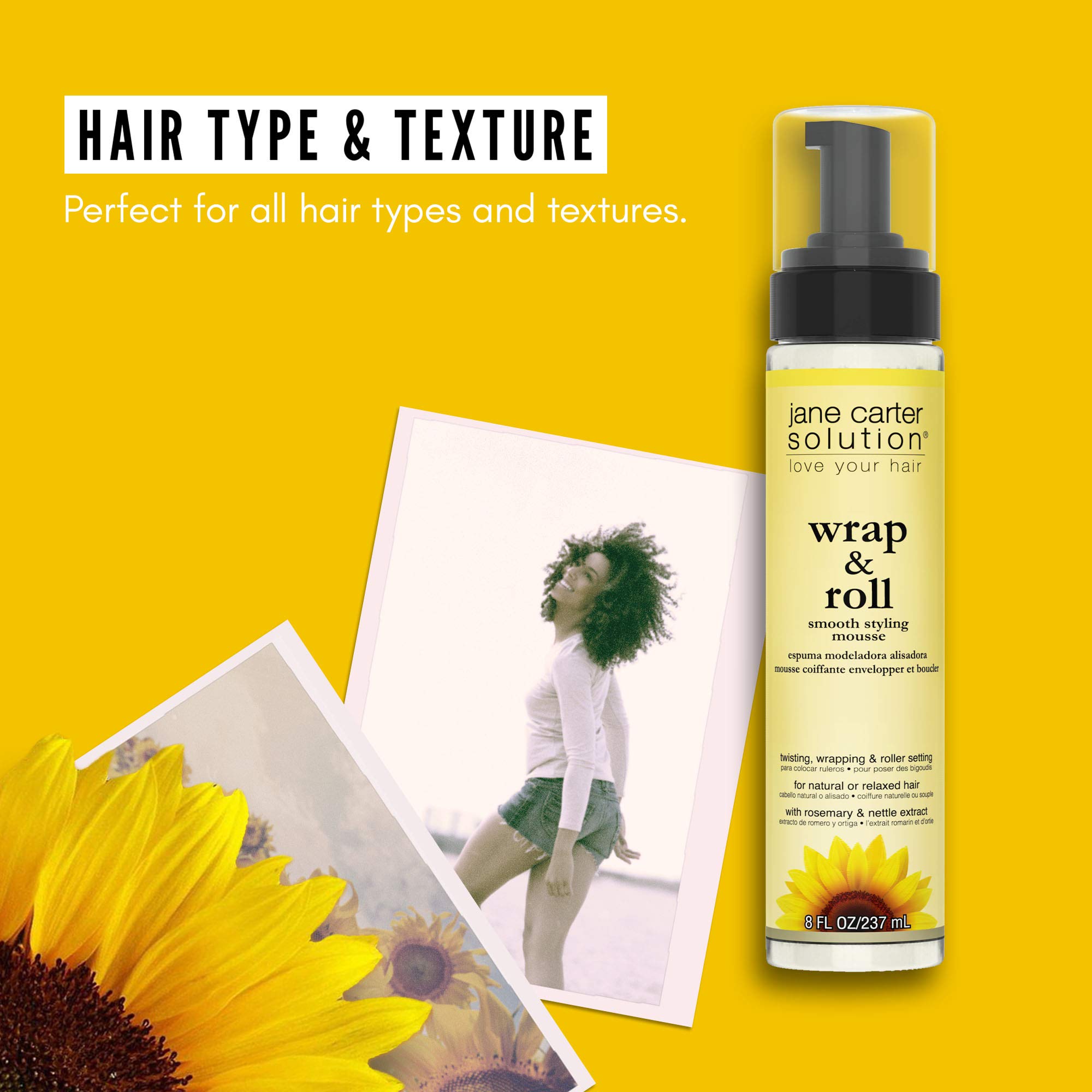 Jane Carter Solution Wrap Roll Smooth Styling Mousse No Buildup Smoothing - Thumbnail 3