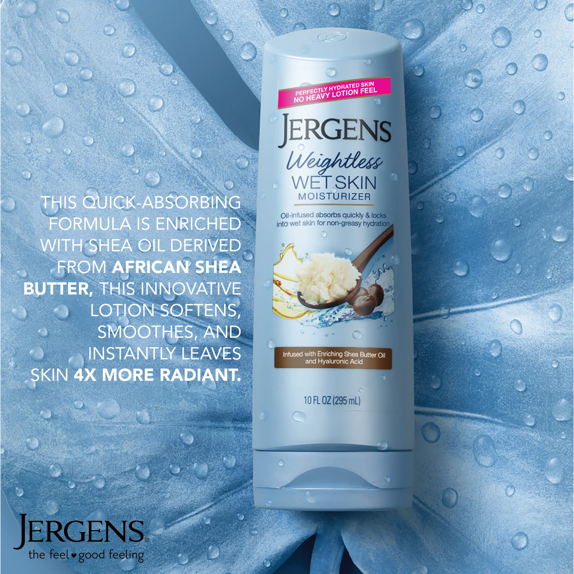 Jergens Wet Skin Body Moisturizer With Shea Butter Oil Pure Shea Butter In - Thumbnail 2