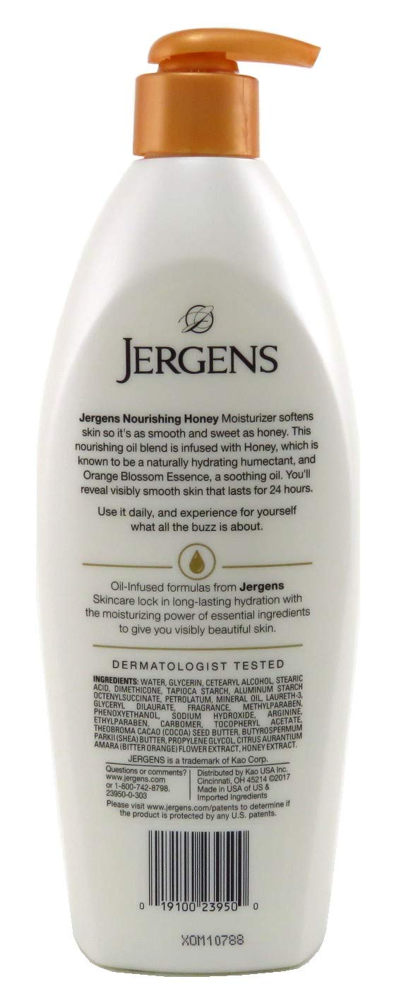 Jergens Nourishing Honey Dry Skin Moisturizer 496 ml (16.8 oz)