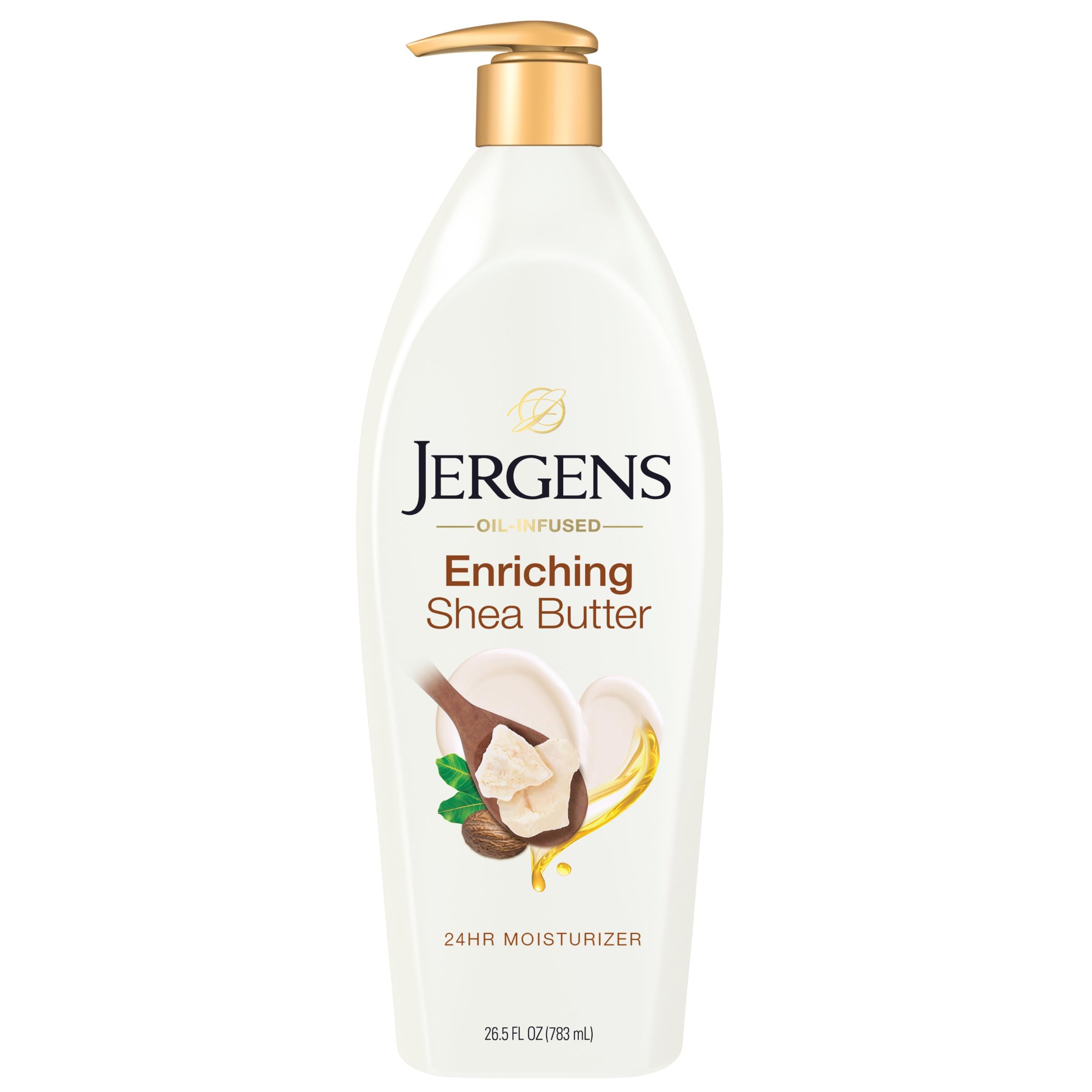 Jergens Shea Butter Hand and Body Lotion Deep Conditioning Moisturizer 3x More
