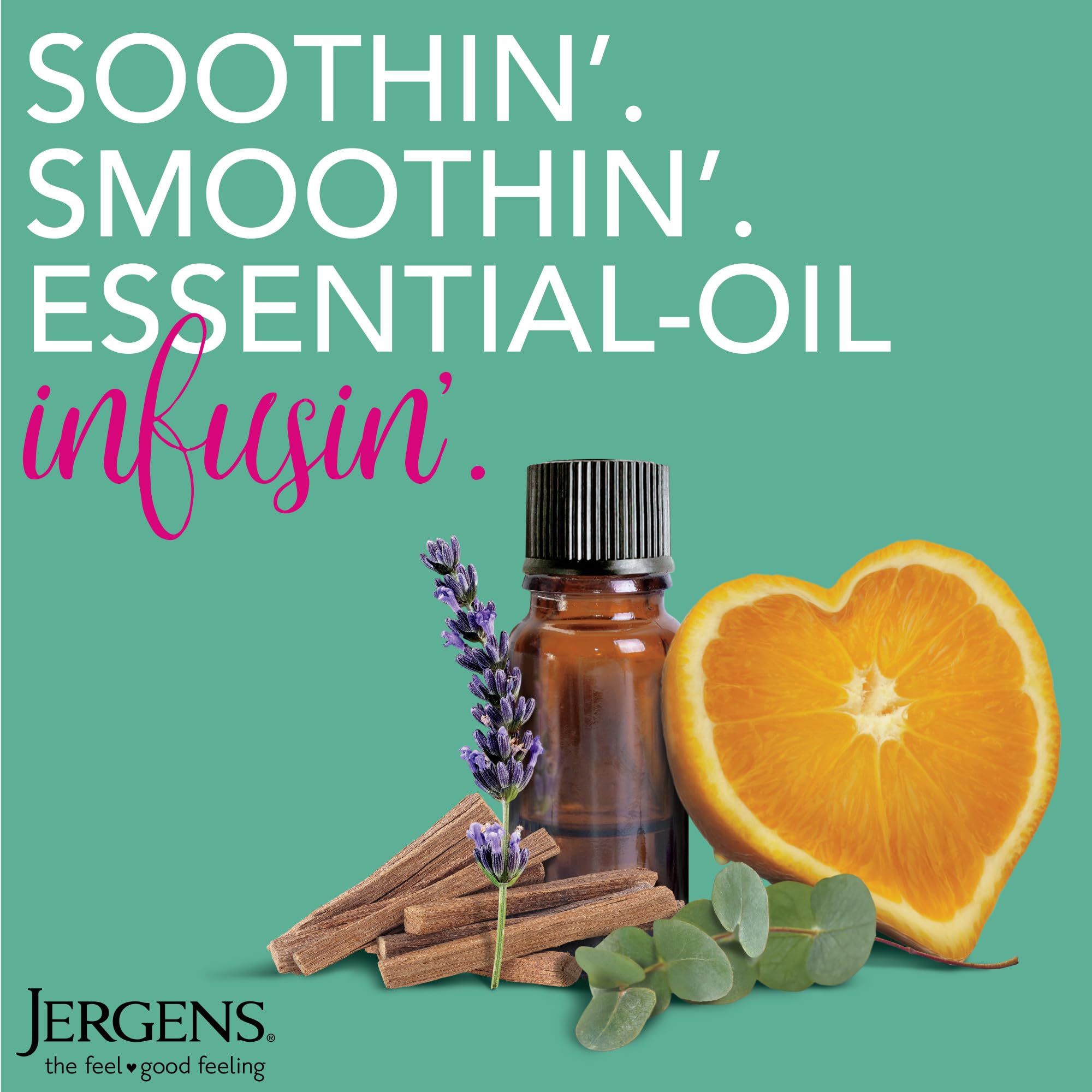 Jergens Sweet Citrus Body Butter Hand and Body Lotion Moisturizer Lotion With - Thumbnail 2