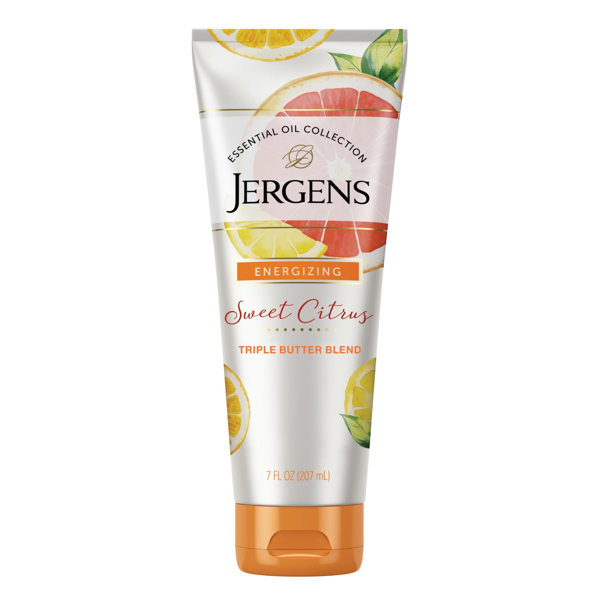 Jergens Sweet Citrus Body Butter Hand and Body Lotion Moisturizer Lotion With