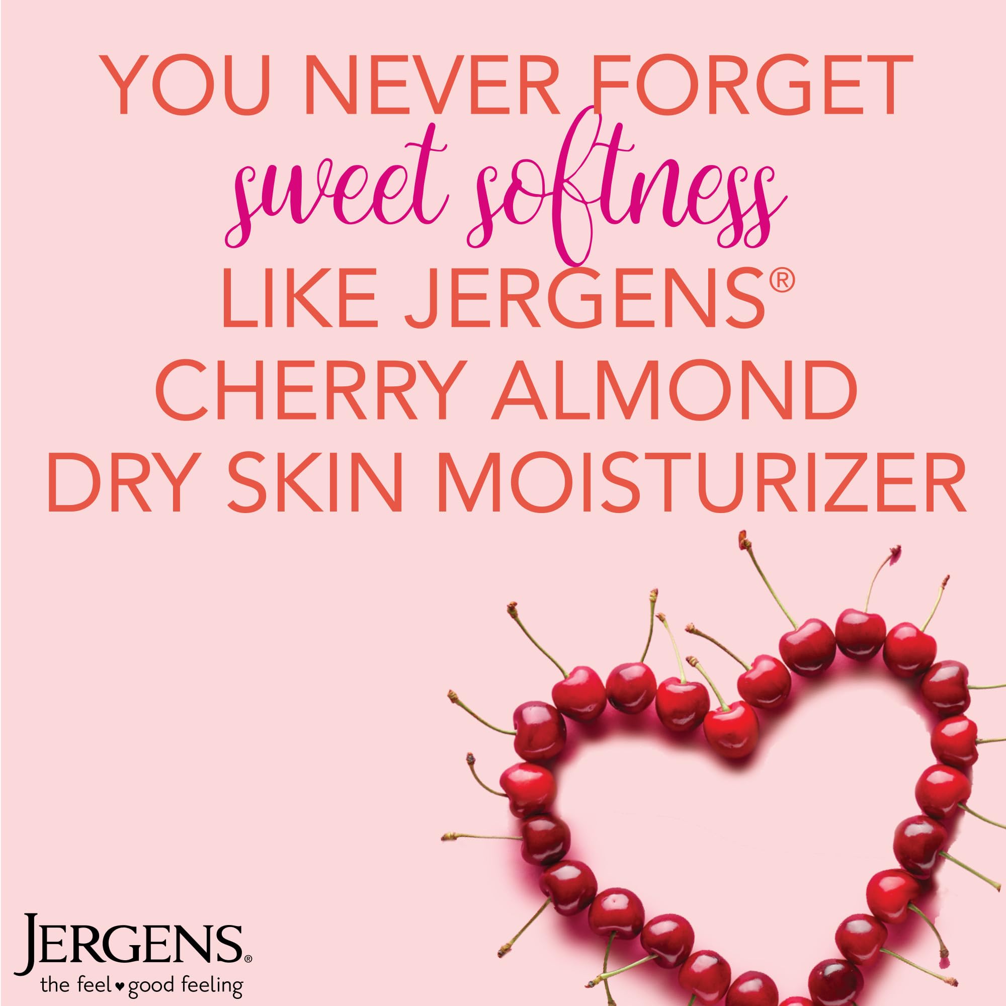 Jergens Original Scent Dry Skin Body Lotion Hand and Body Moisturizer Cherry - Thumbnail 3