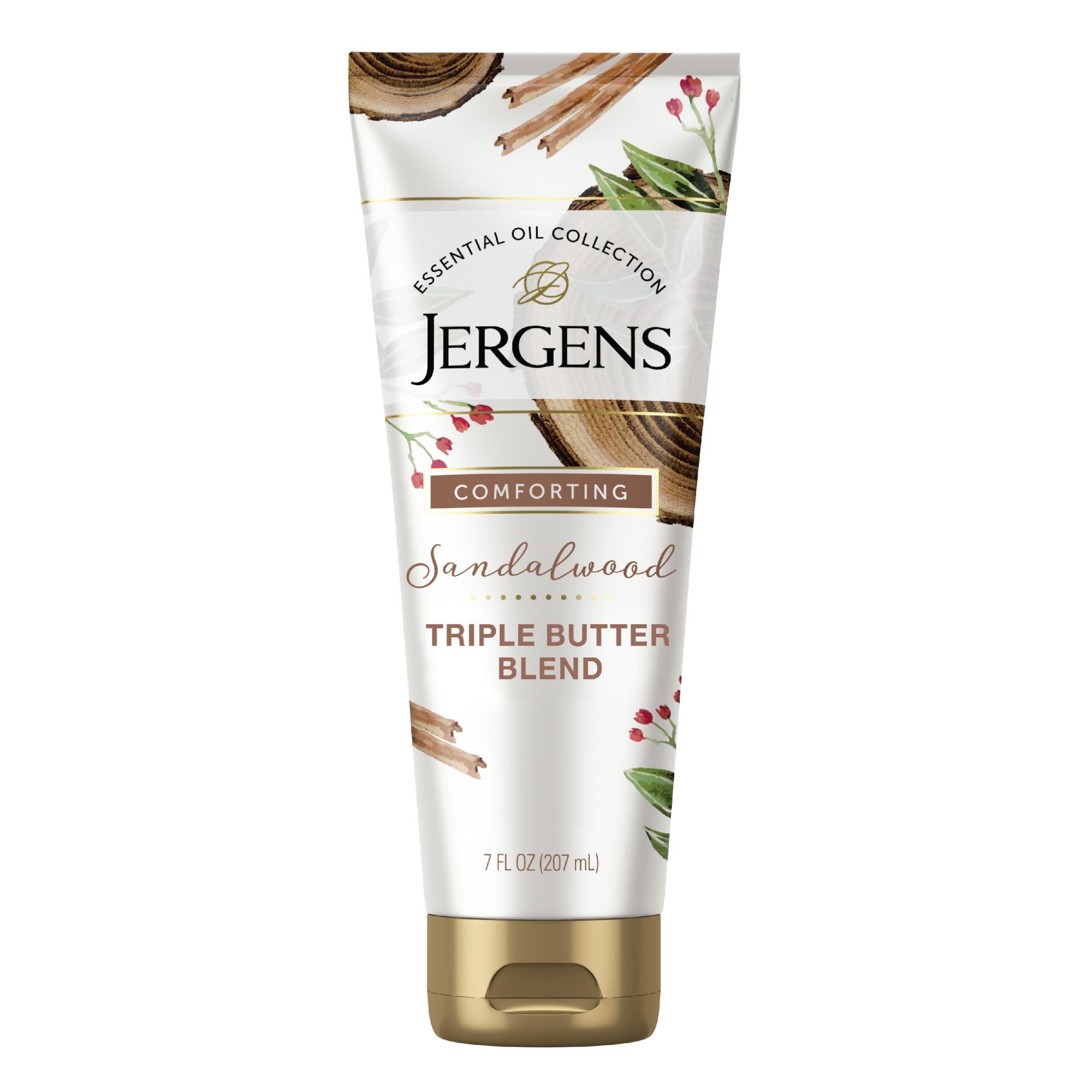 Jergens Sandalwood Body Butter Lotion Moisturizer Infused With Sandalwood