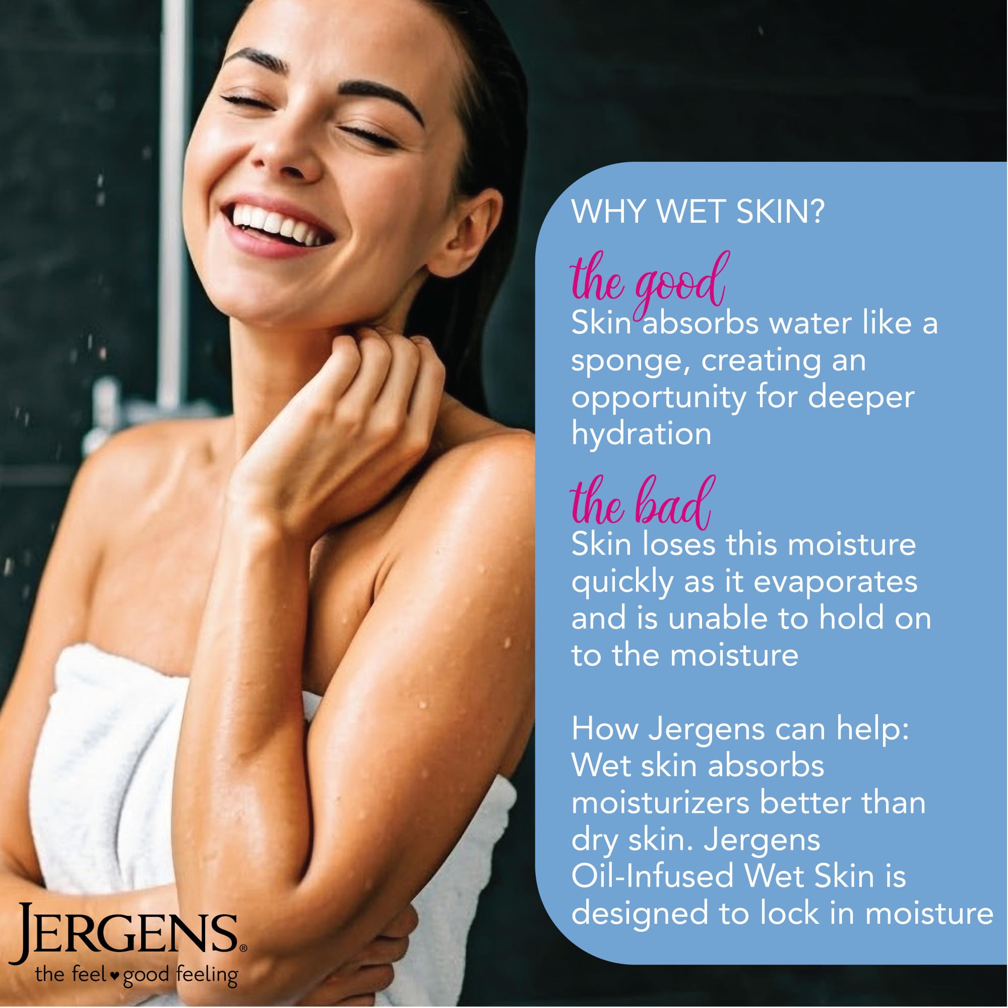 Jergens Wet Skin Body Lotion With Coconut Oil In Shower Lotion for Dry Skin - Thumbnail 2