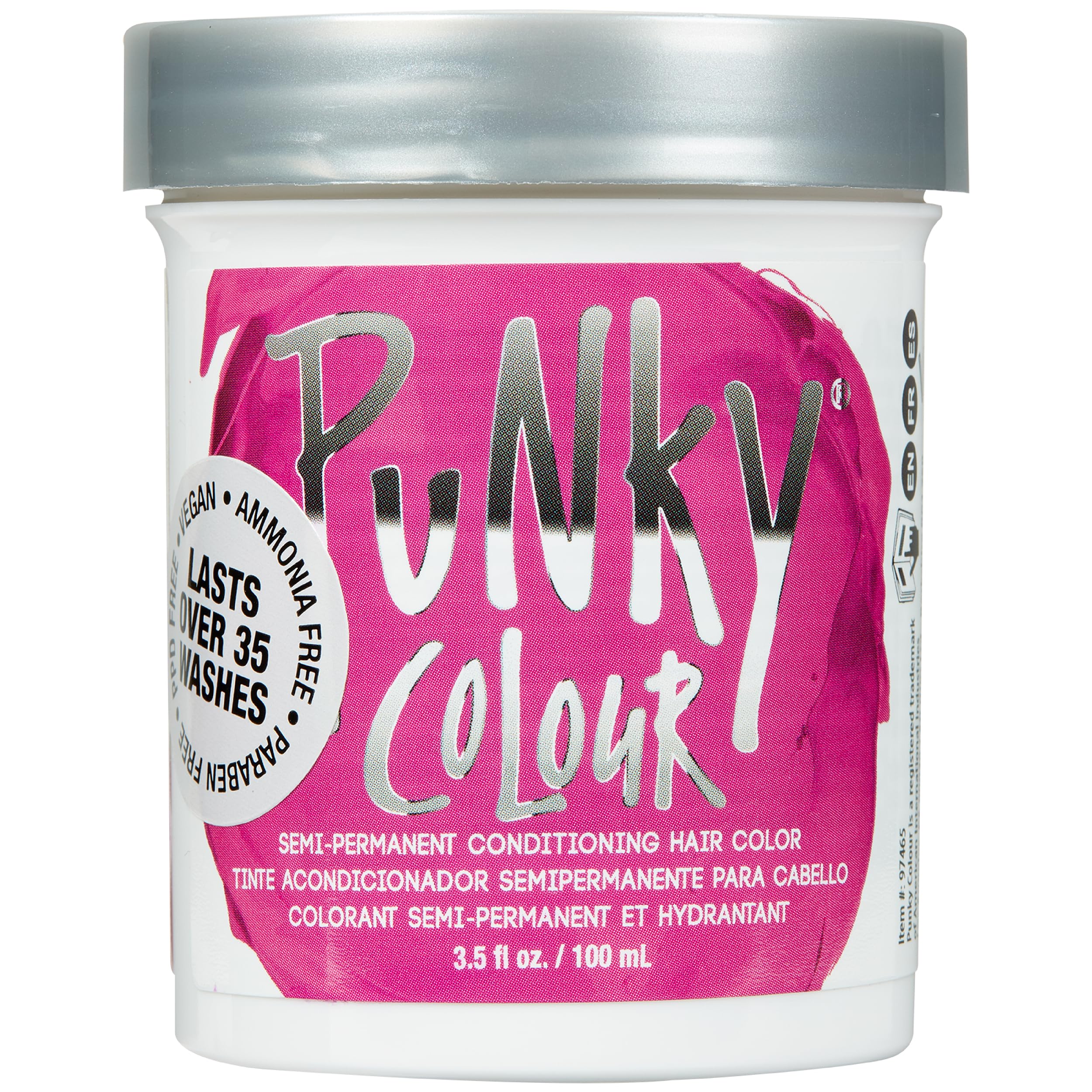 Punky Flamingo Pink Semi Permanent Hair Color Vegan Cruelty Free Conditioning